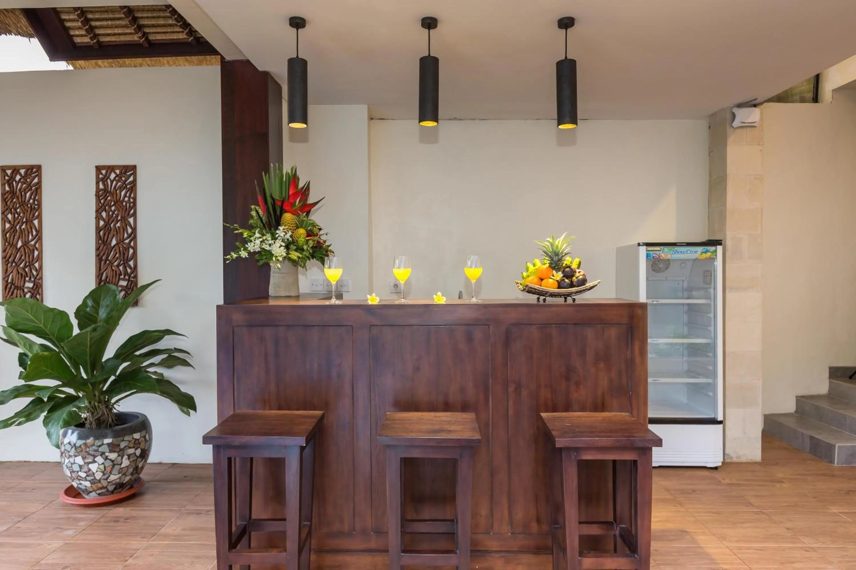 Kitchen or kitchenette in Villa Atap Padi by Nagisa Bali