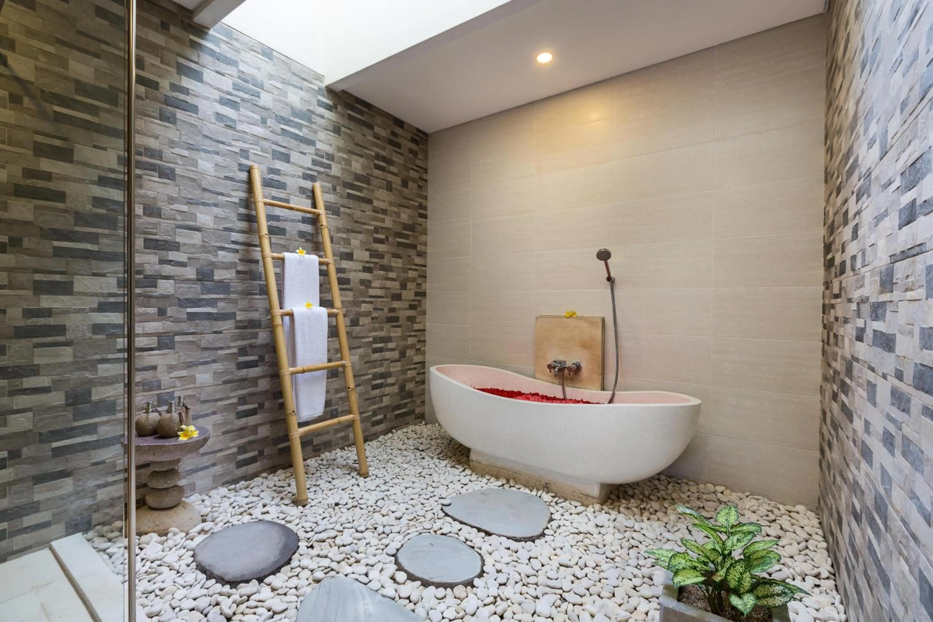 Shower in Villa Atap Padi by Nagisa Bali