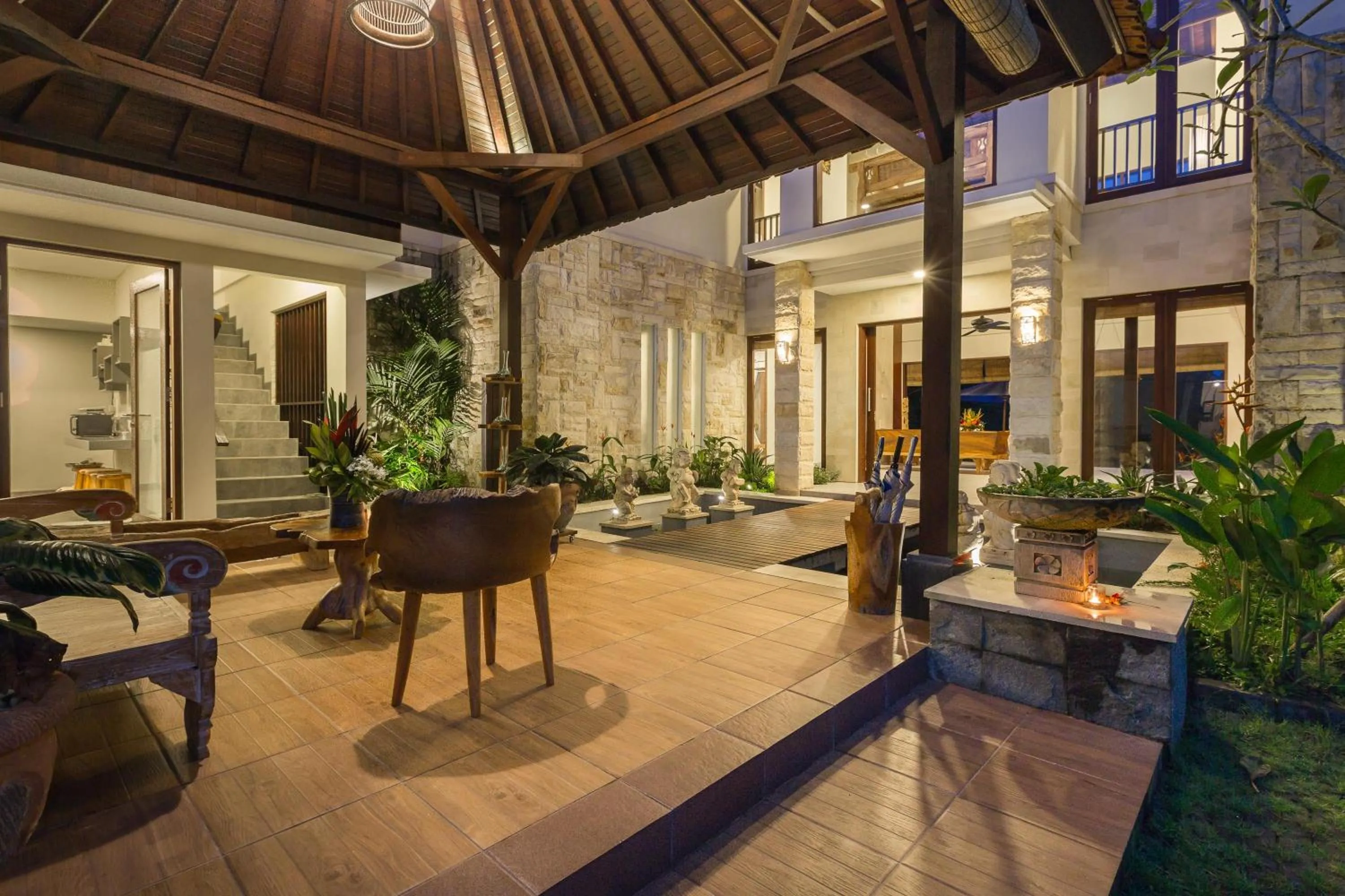 Lobby or reception in Villa Atap Padi by Nagisa Bali