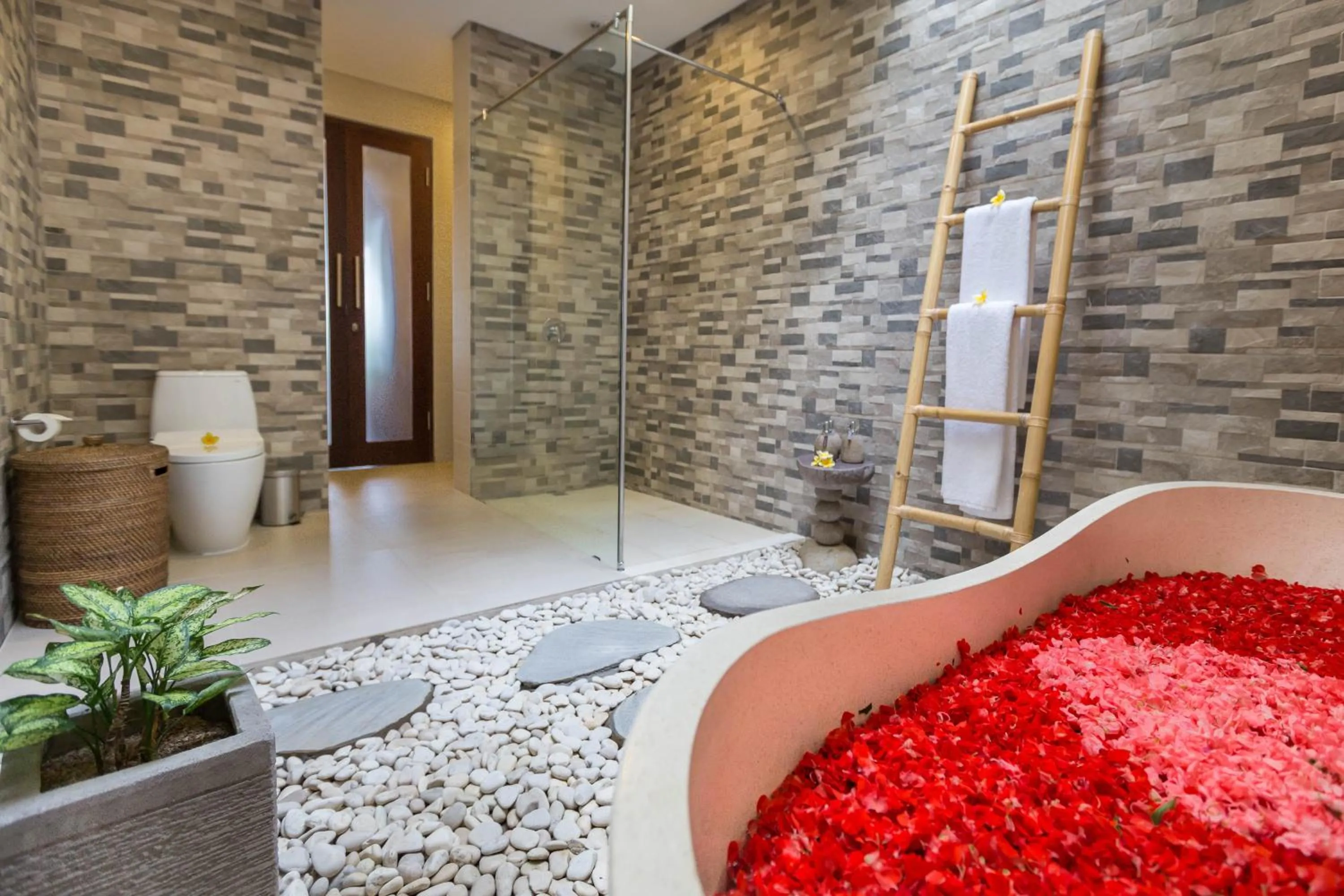 Toilet in Villa Atap Padi by Nagisa Bali