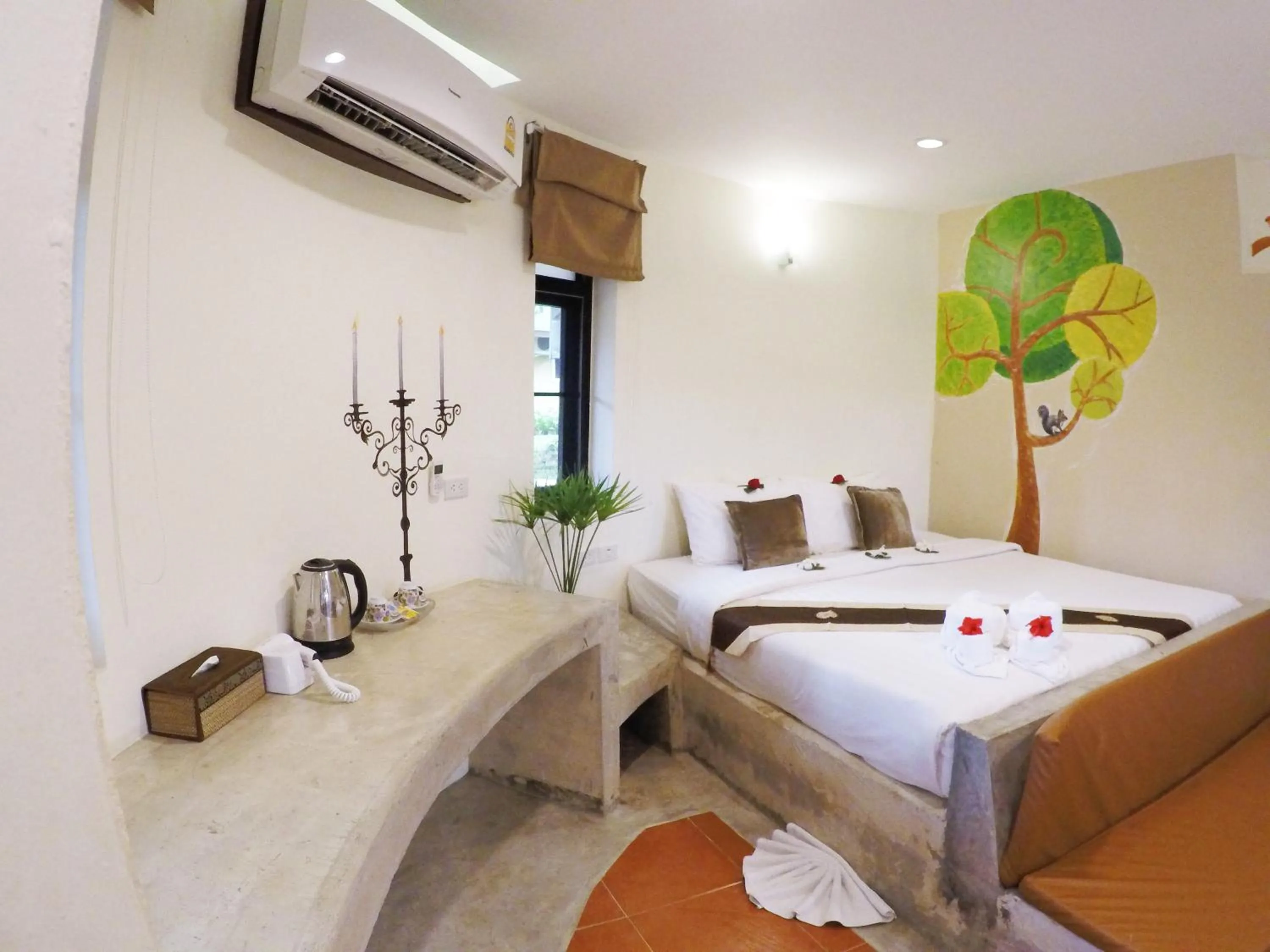 Bed in ChiangRai Lake Hill