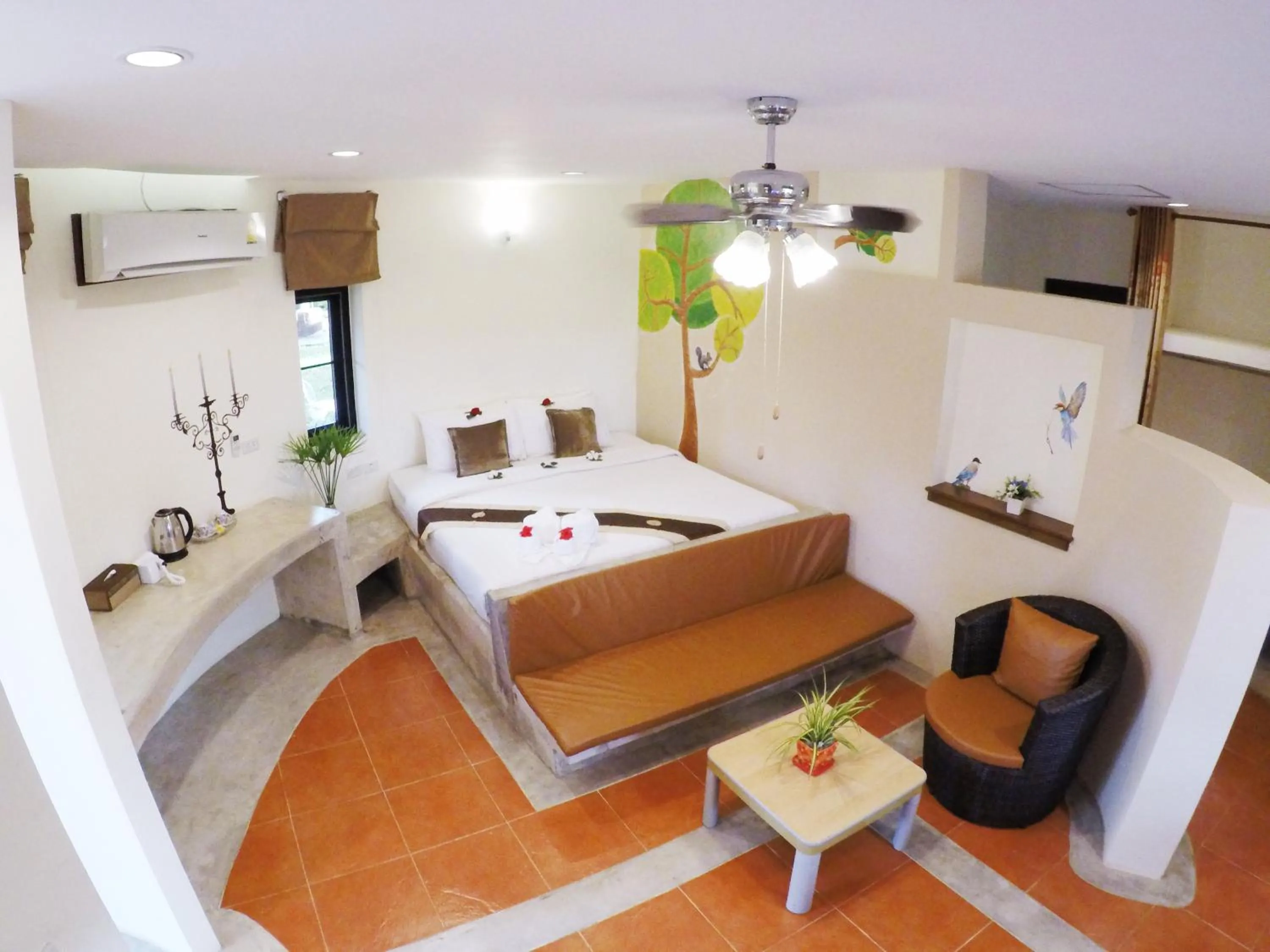 Bed in ChiangRai Lake Hill