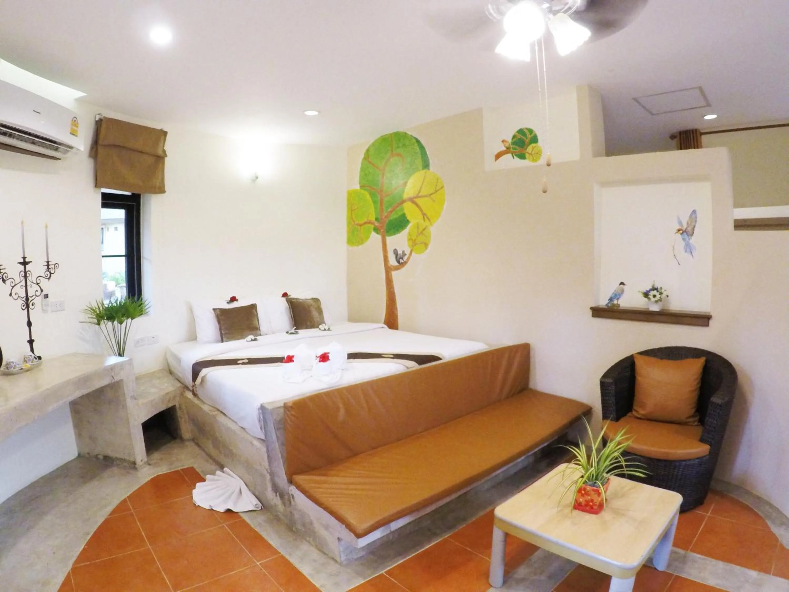 Bed in ChiangRai Lake Hill