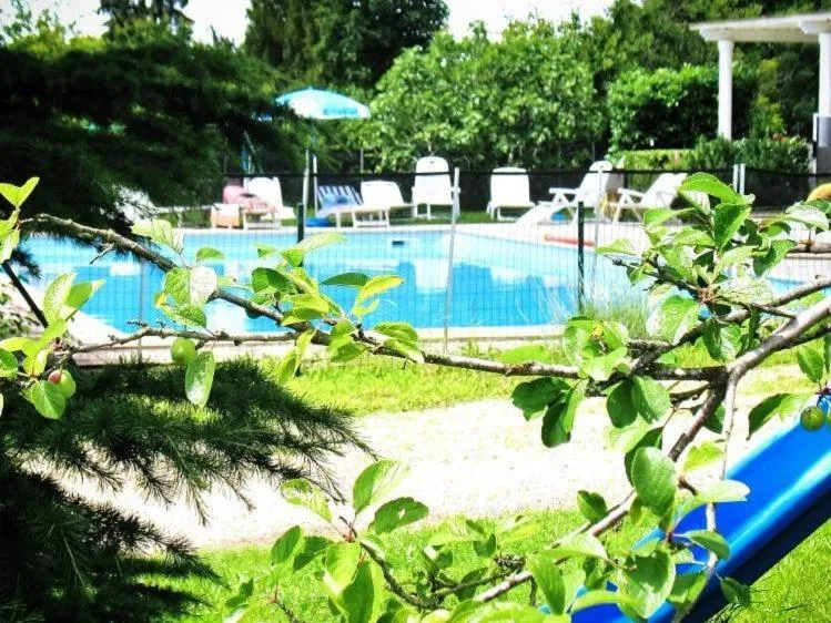 Pool view in Hôtel Au Clos Paillé La Roche Posay