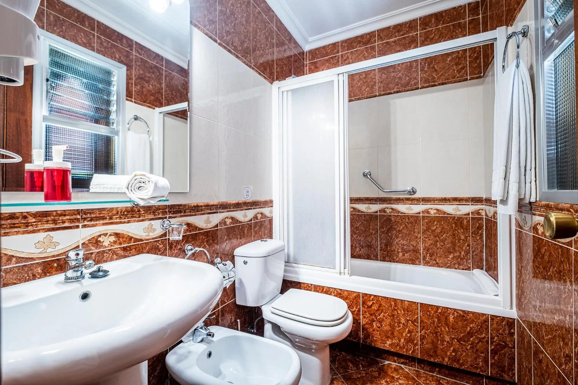 Shower in Hotel Gines