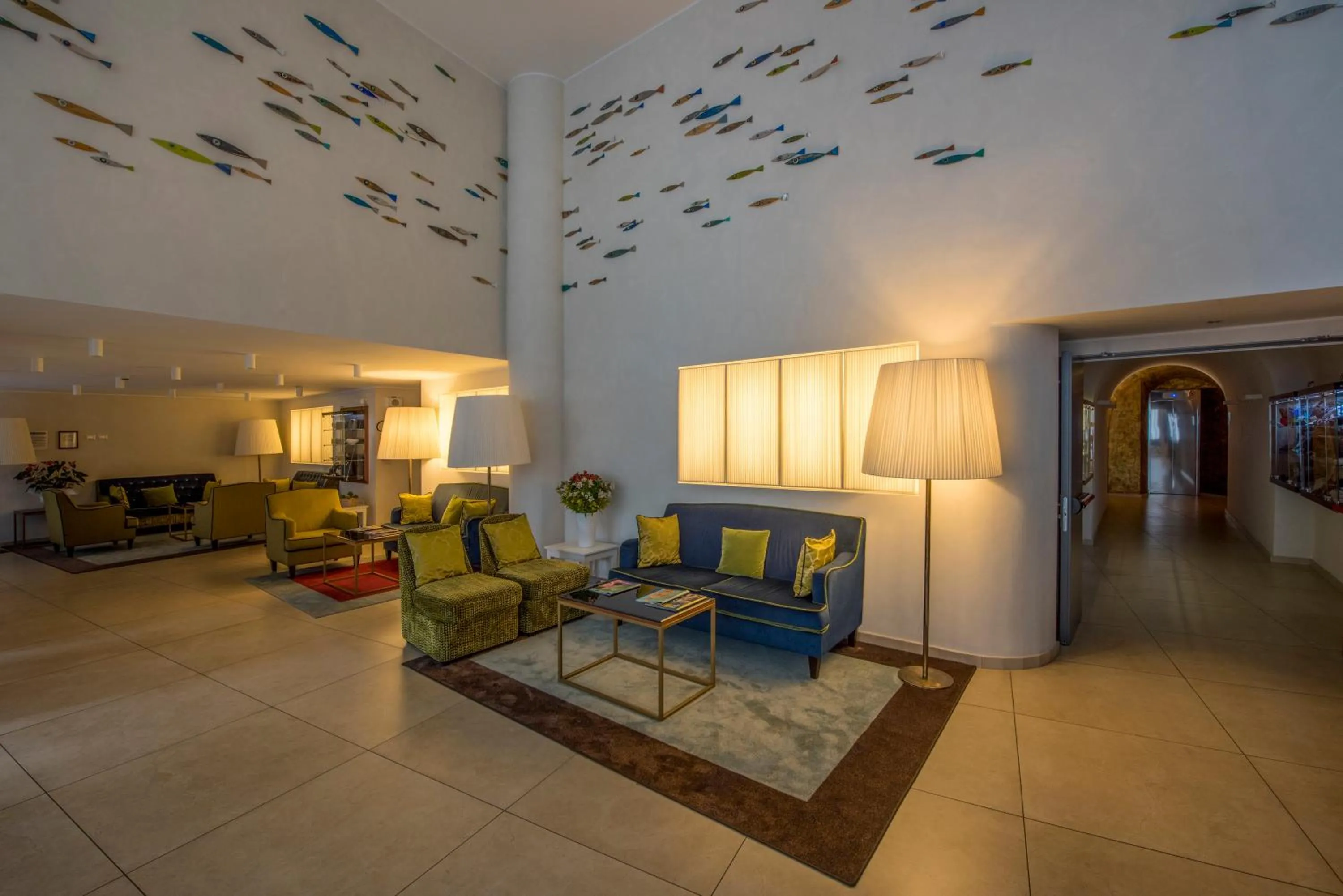 Lobby or reception in Grand Hotel Portovenere