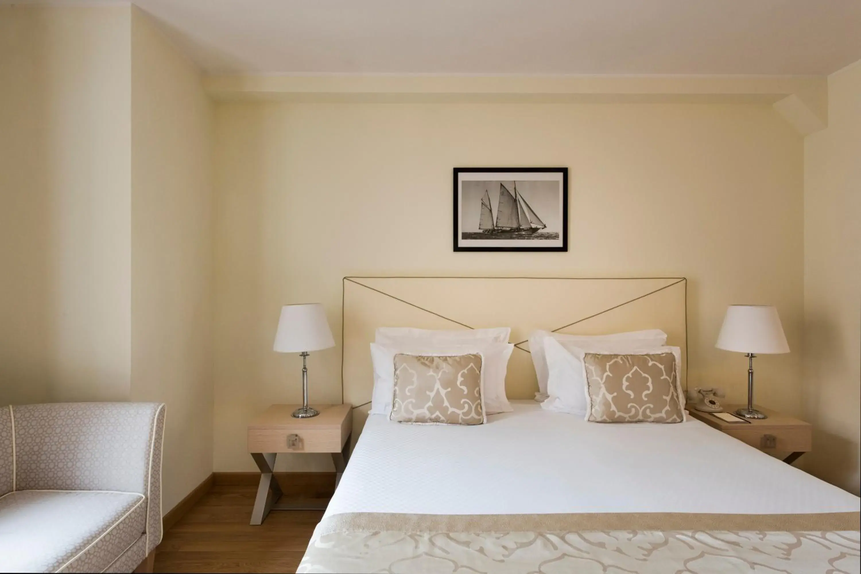 Bedroom, Bed in Grand Hotel Portovenere Bedroom, Bed in Grand Hotel Portovenere