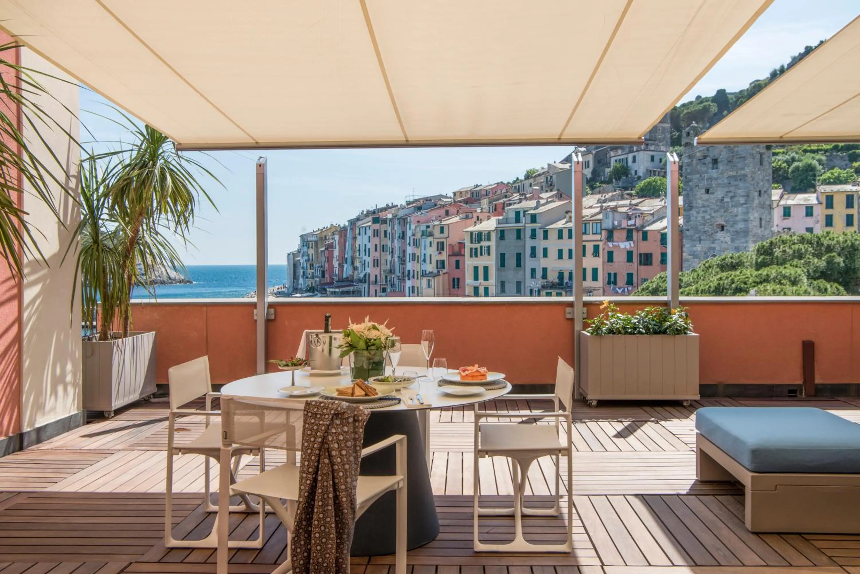 Balcony/Terrace in Grand Hotel Portovenere
