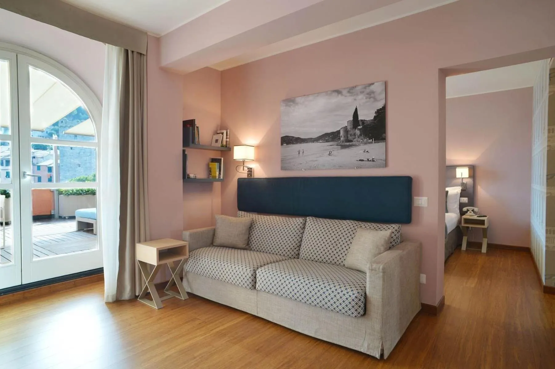 Living room in Grand Hotel Portovenere