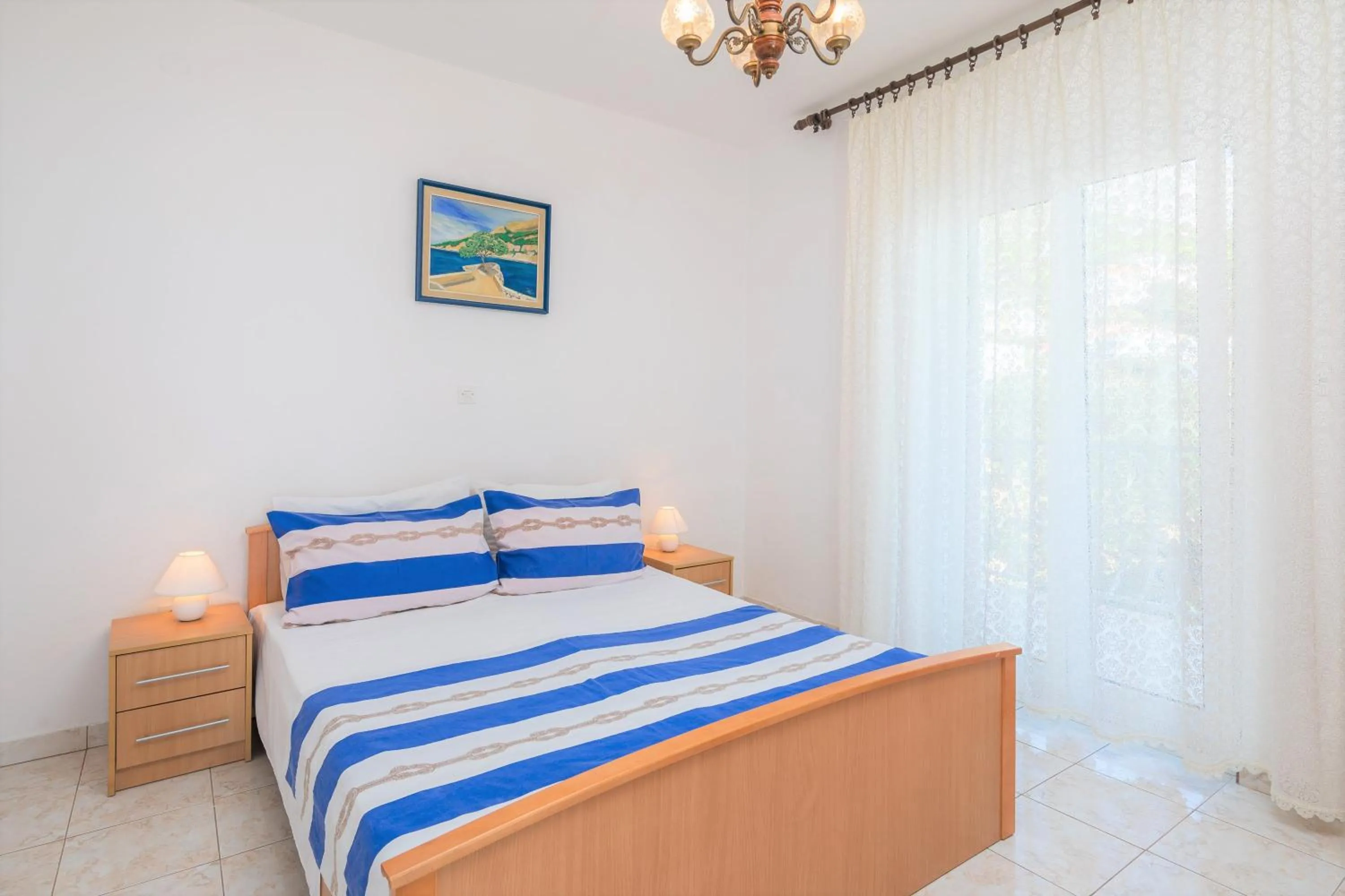 Bed in FBA Family Beach Apartments