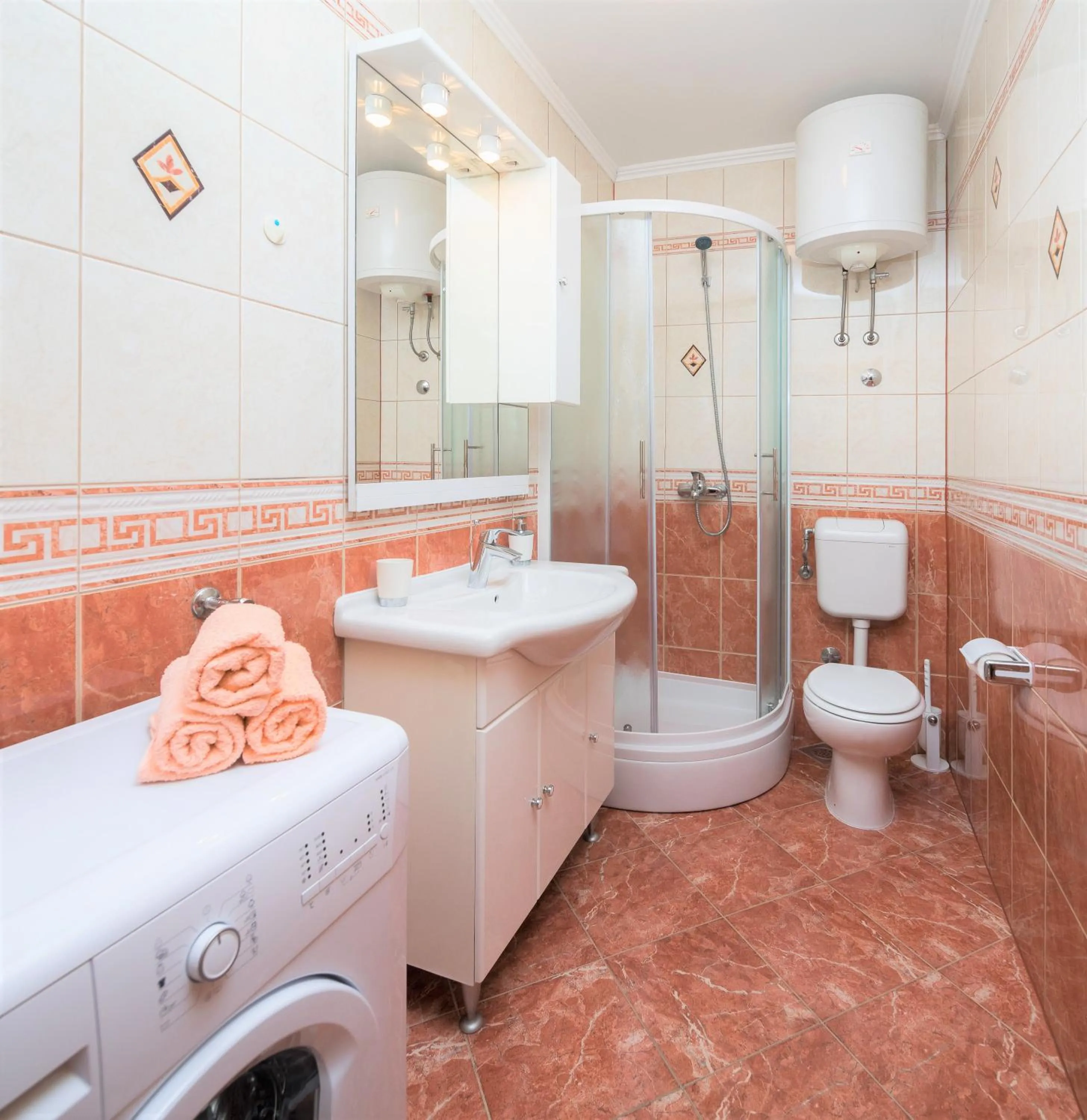 Shower in FBA Family Beach Apartments