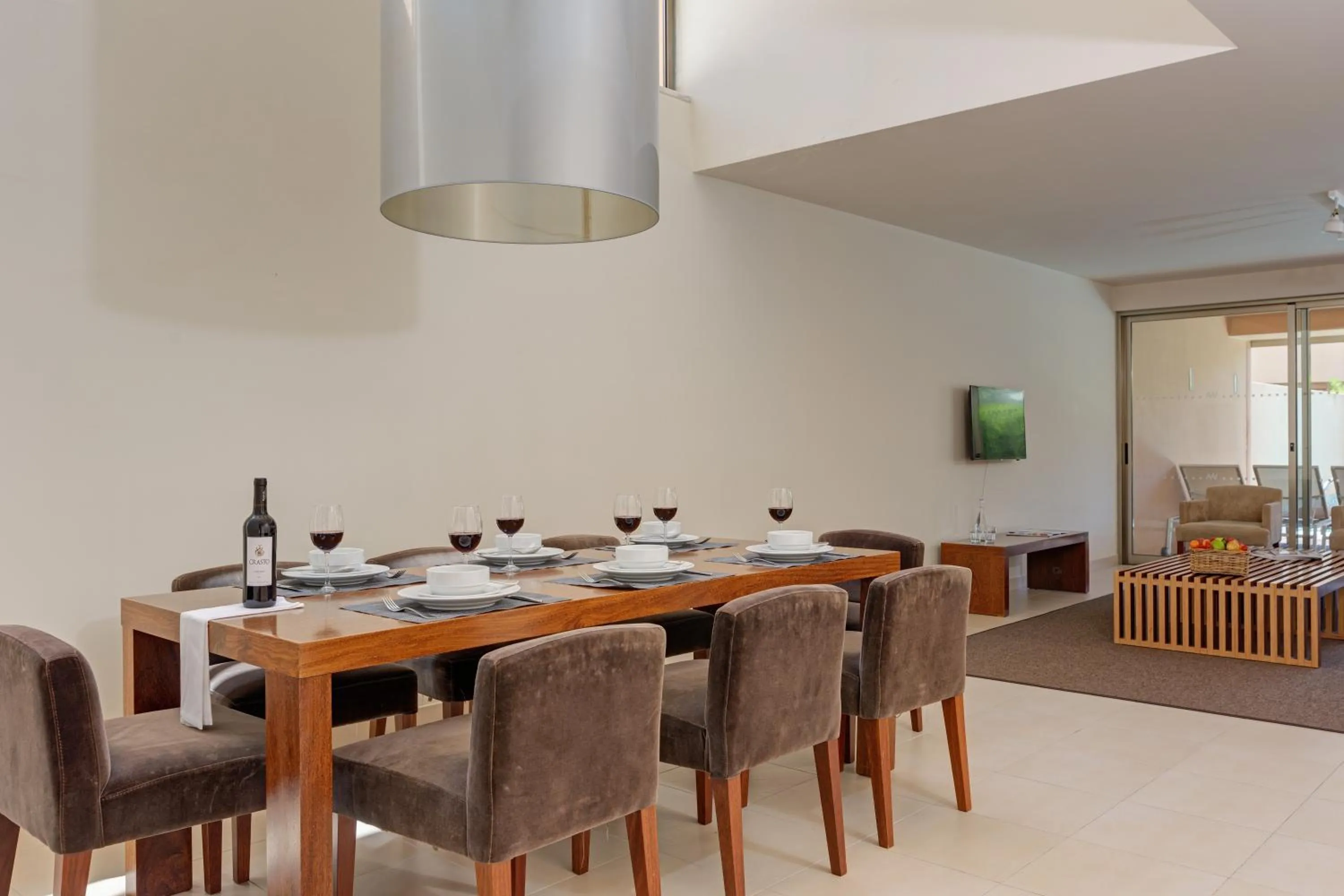 Dining area in Salgados Beach Villas