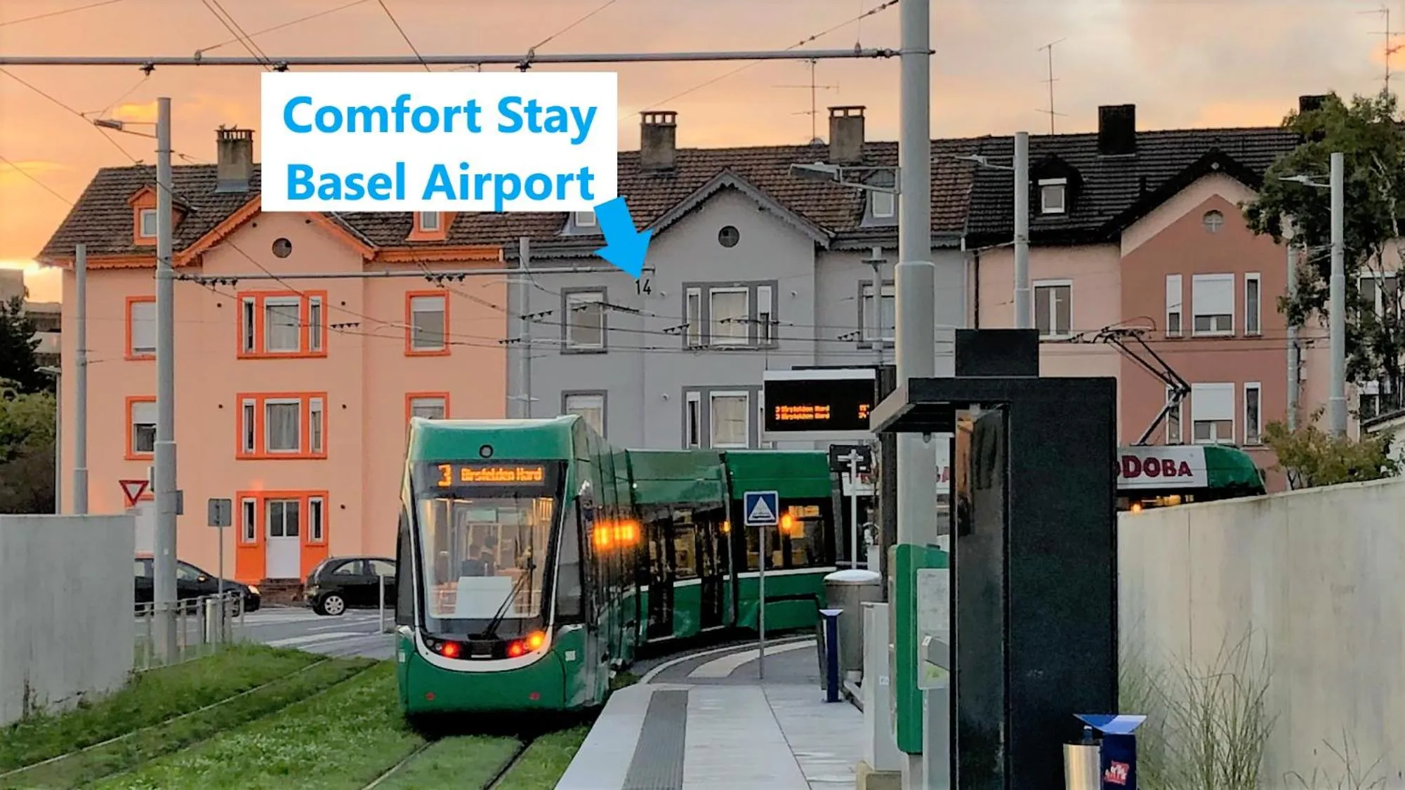 Facade/entrance in Comfort Stay Basel Airport 2A46