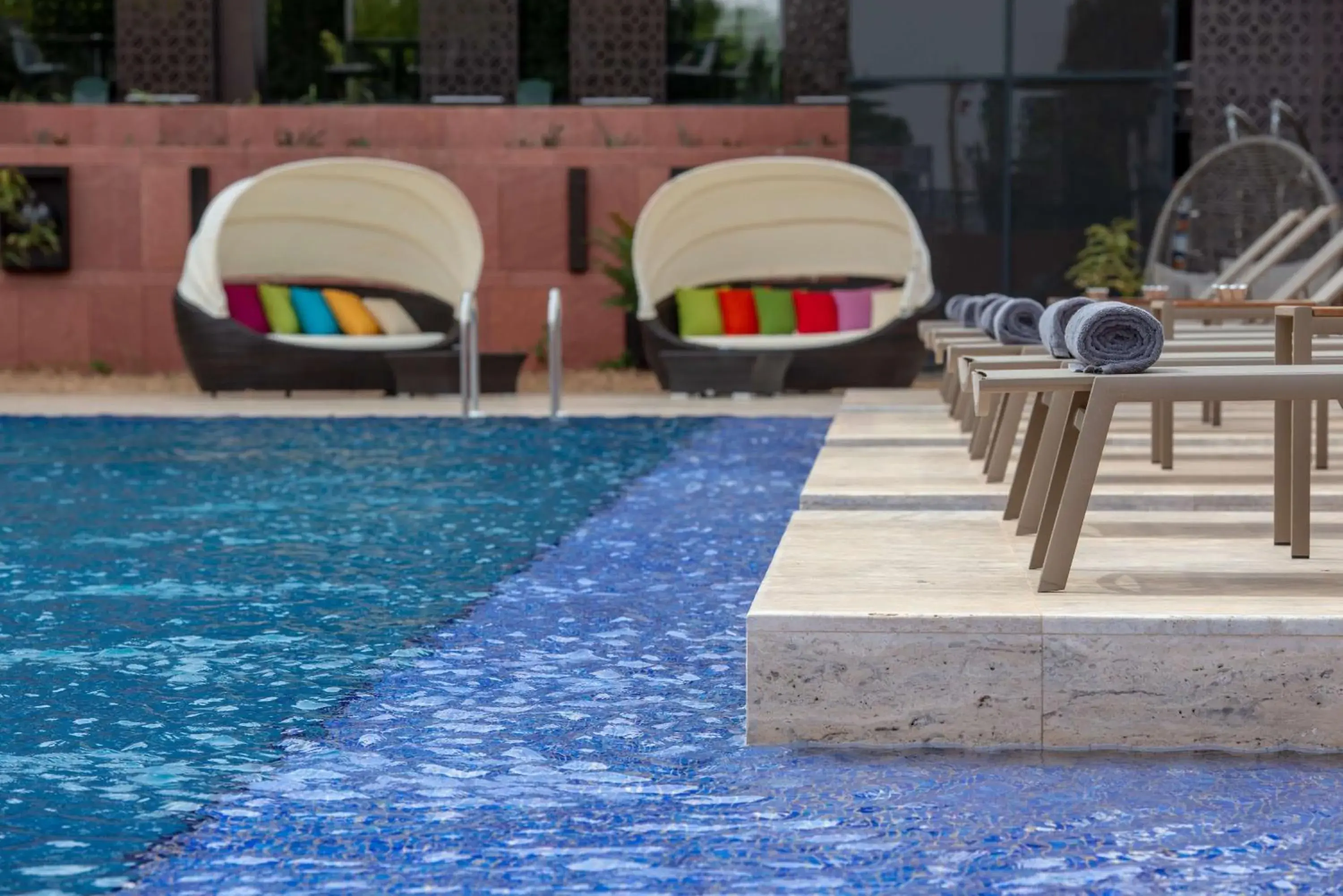 Pool view in Radisson Blu Hotel & Conference Center, Niamey Pool view in Radisson Blu Hotel & Conference Center, Niamey