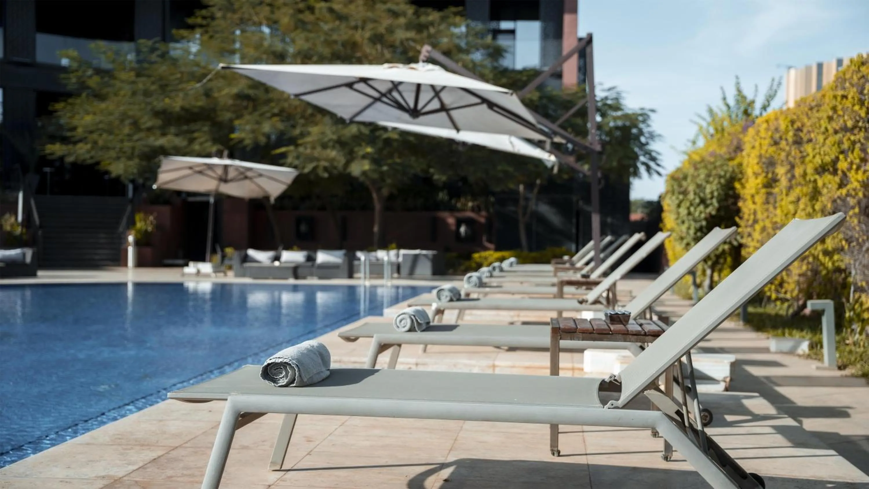 Pool view in Radisson Blu Hotel & Conference Center, Niamey