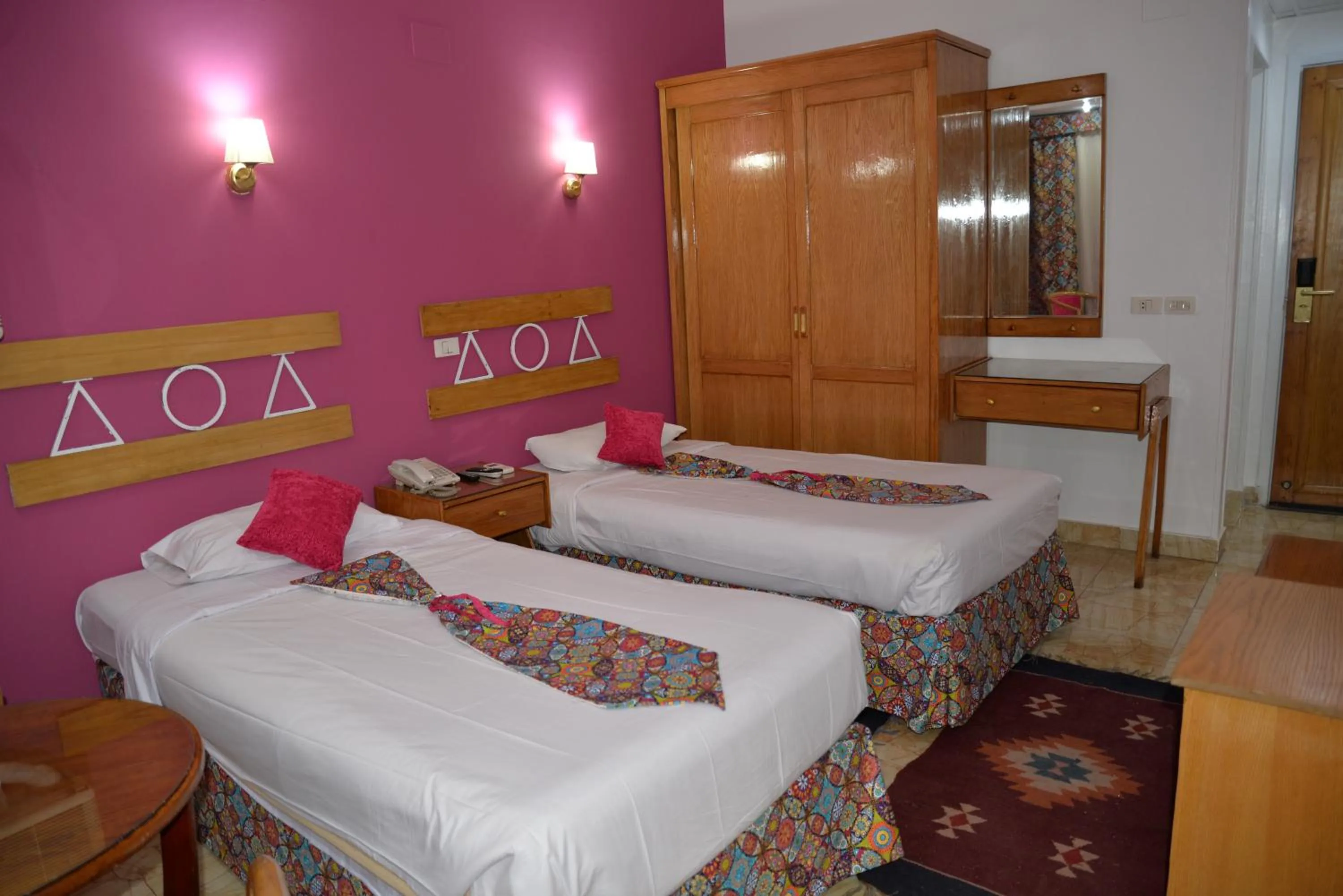 Bed in Marhaba Palace Hotel