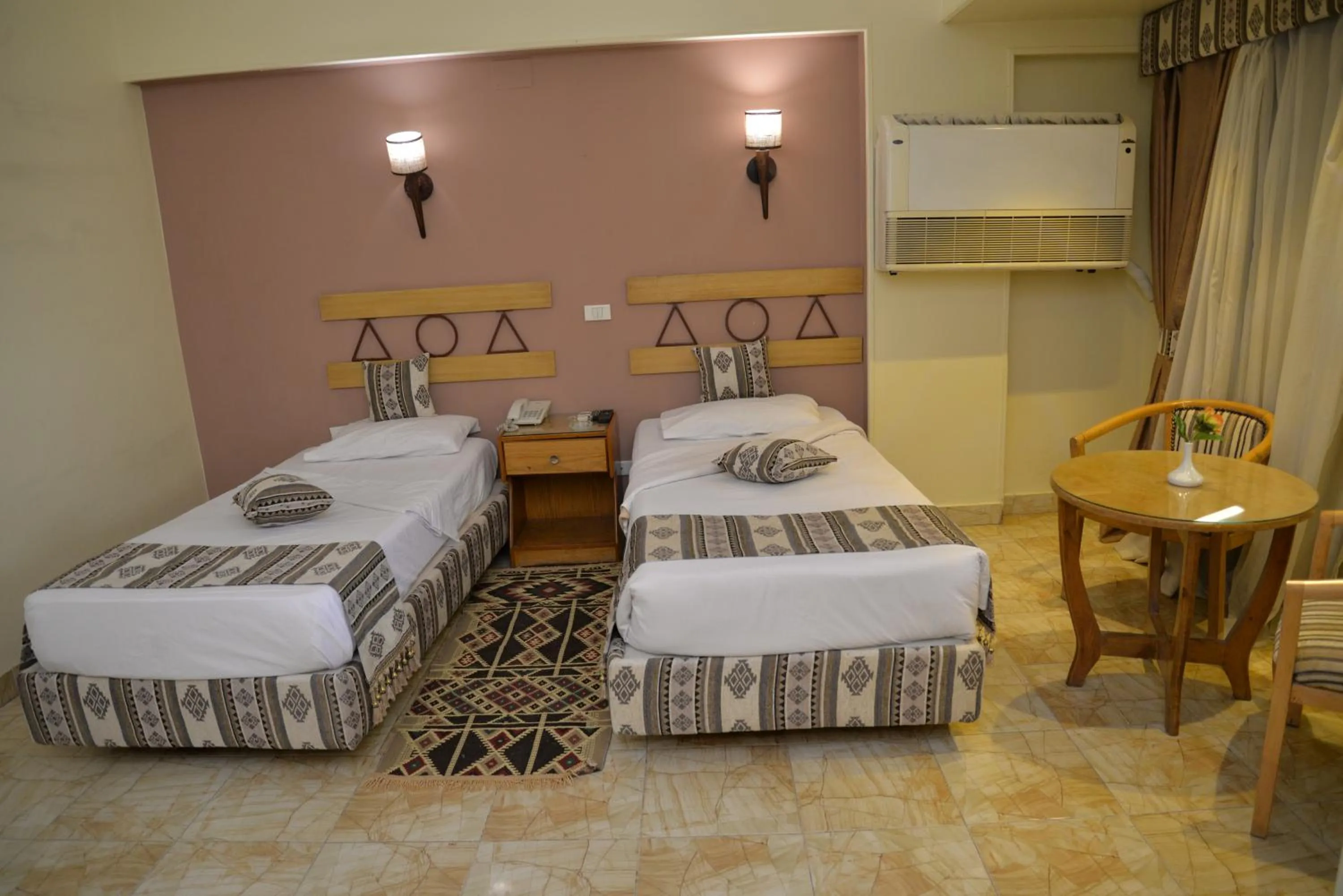 Bed in Marhaba Palace Hotel