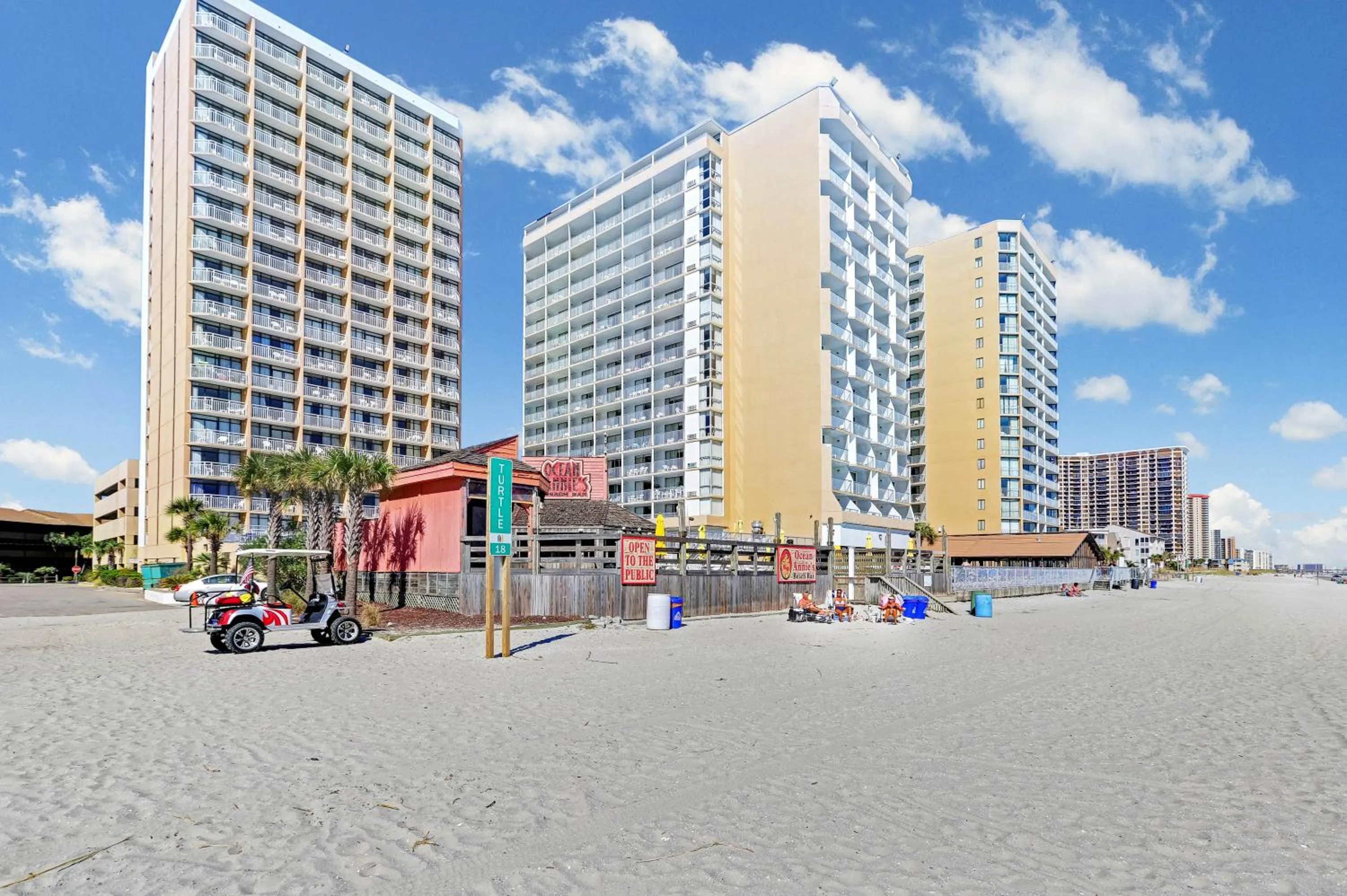 Property building in Ocean Annie's Resorts