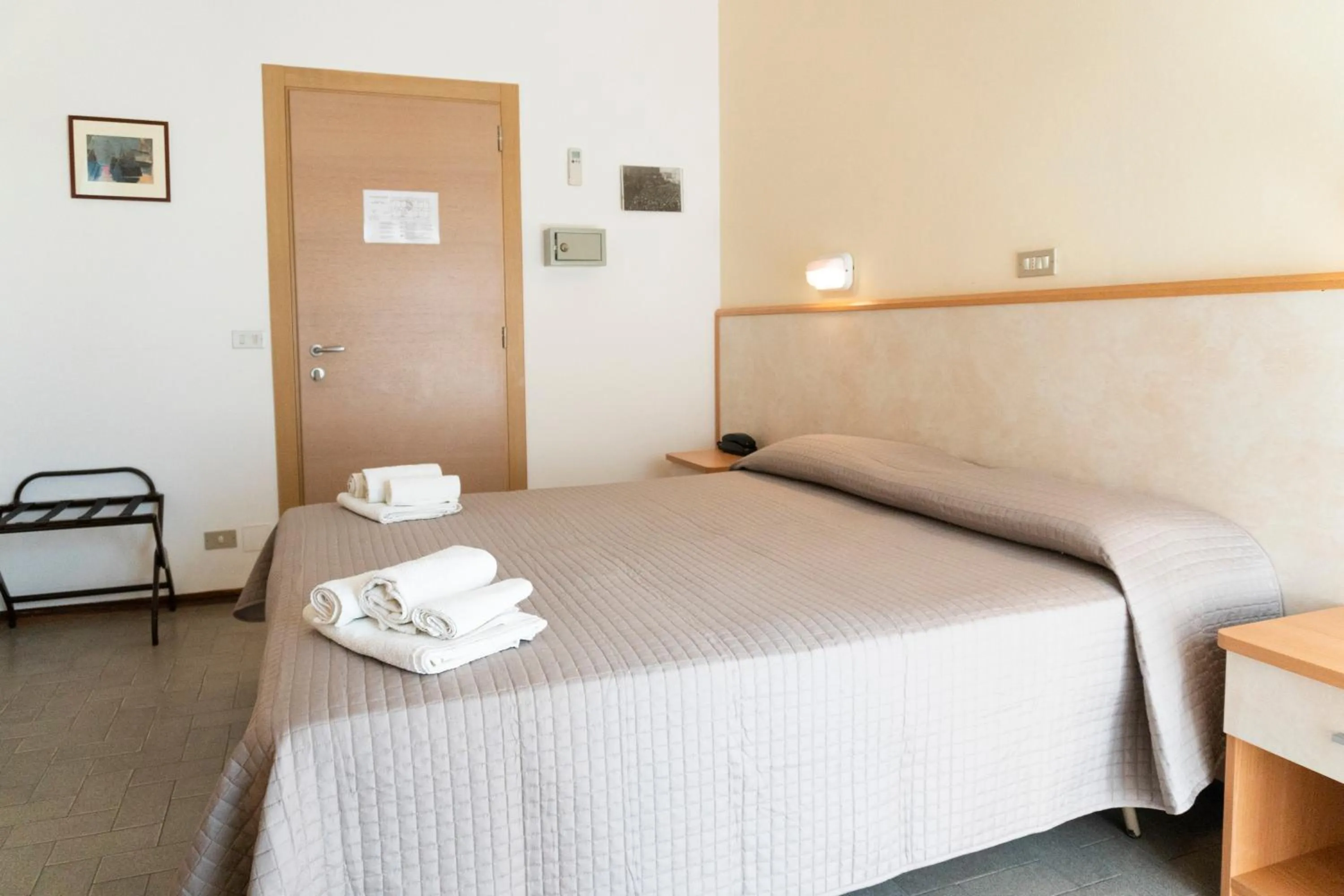 Bed in Hotel Martinez