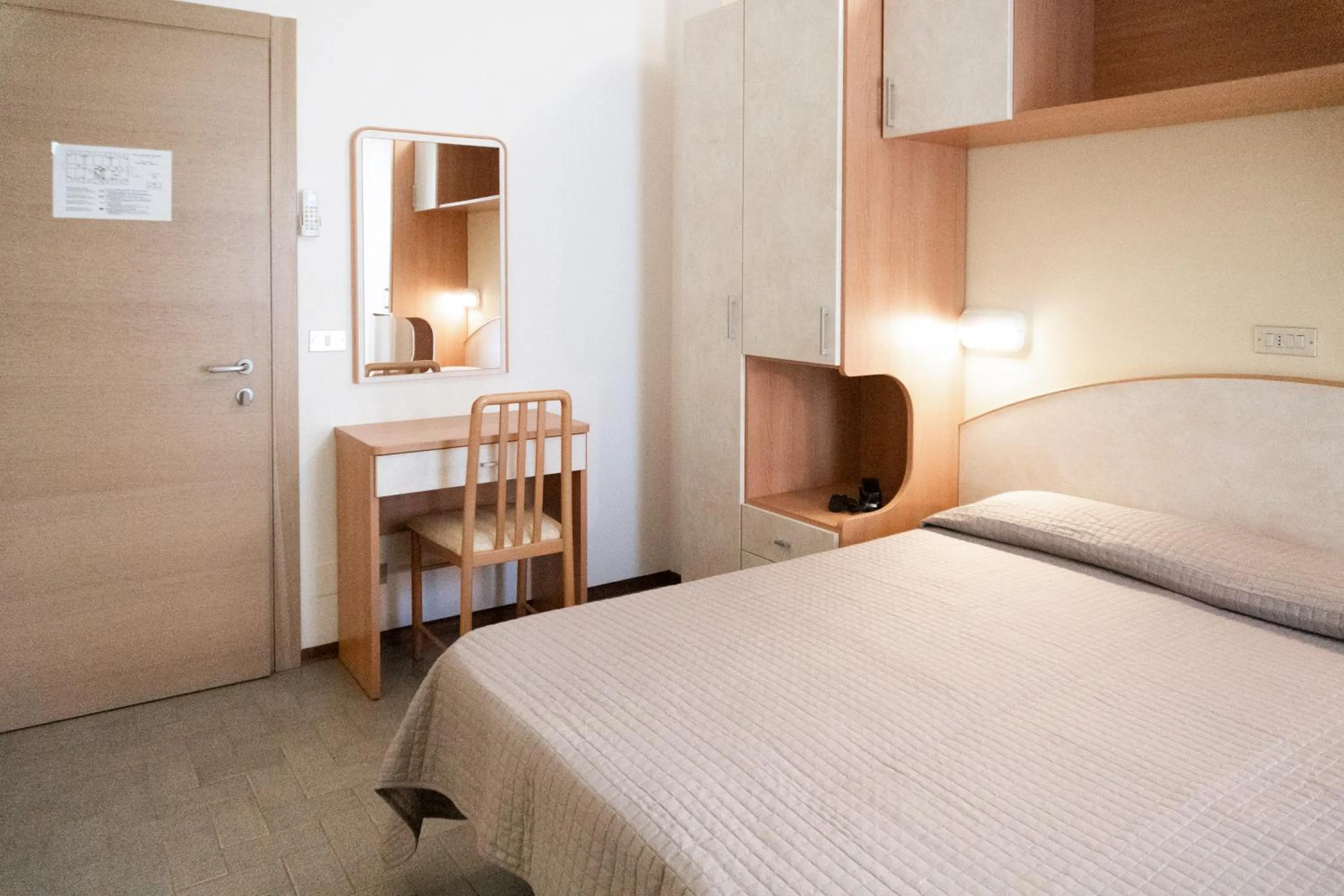 Bed in Hotel Martinez