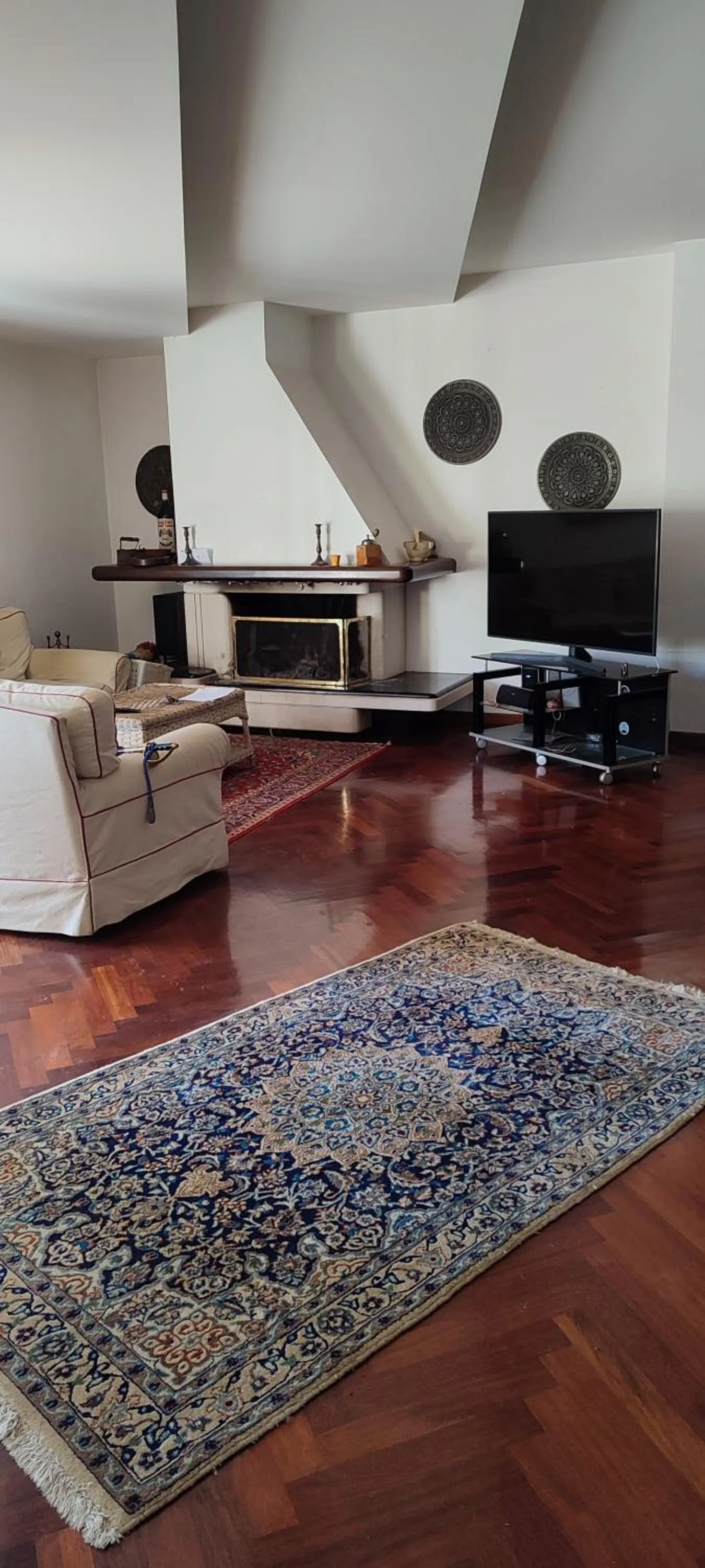 Communal lounge/ TV room in B&B Villa Victoria