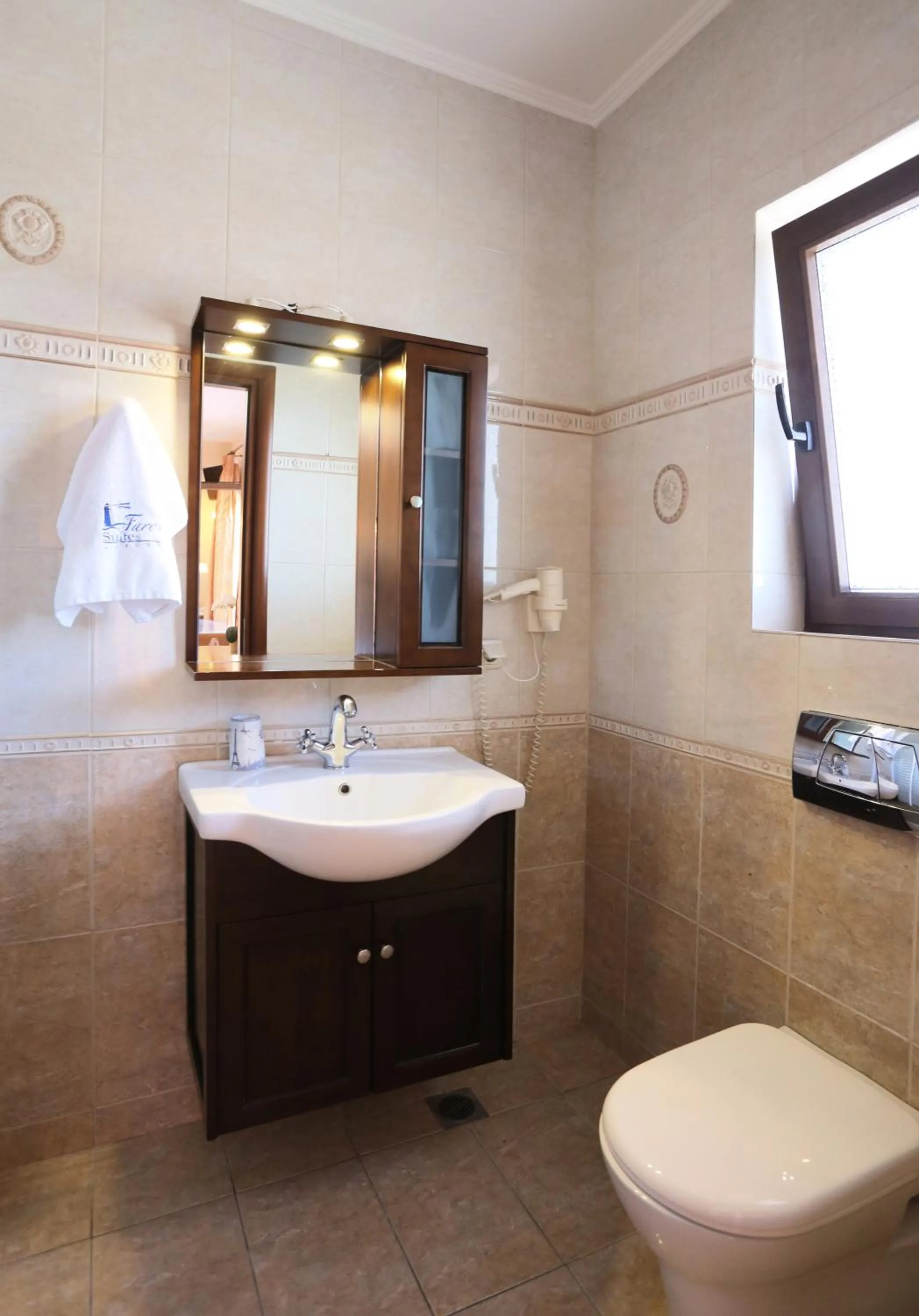Bathroom in Faros Luxury Suites