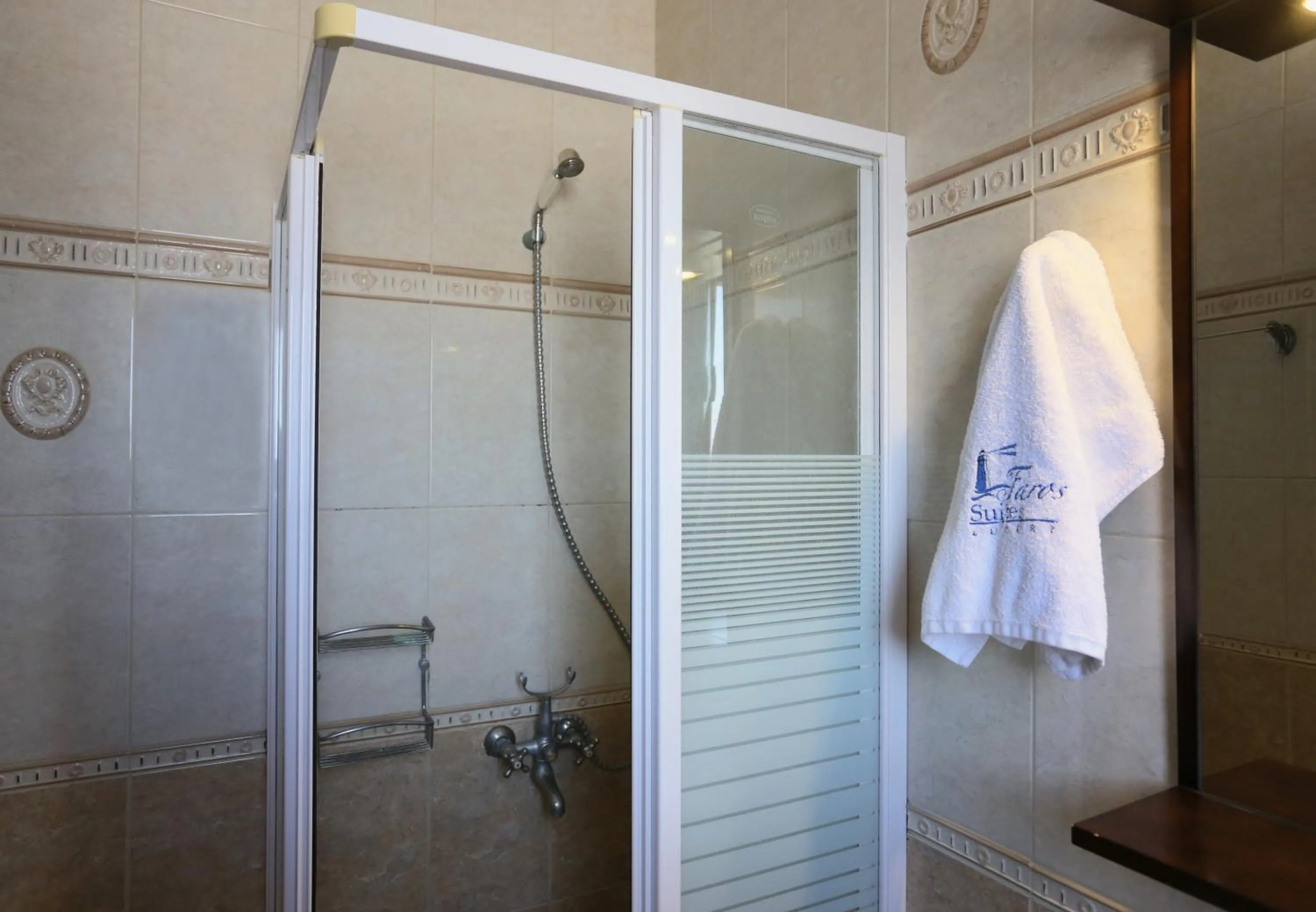 Bathroom in Faros Luxury Suites