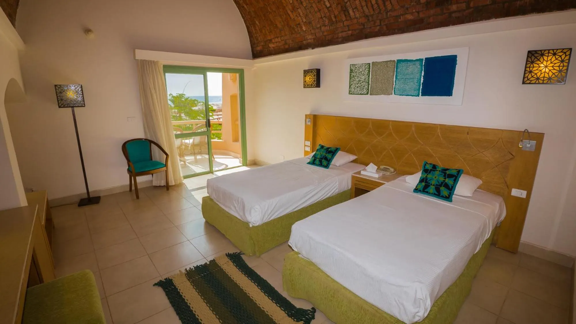 Photo of the whole room, Bed in Shams Alam Beach Resort