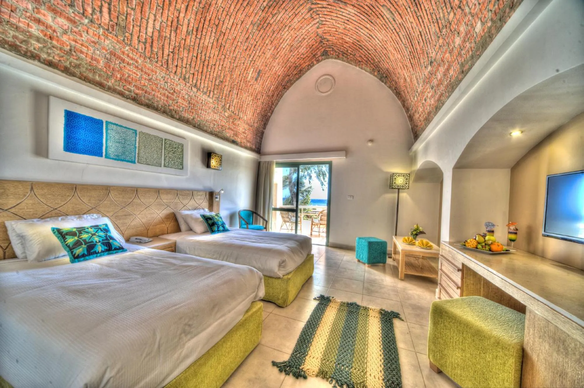 Photo of the whole room, Bed in Shams Alam Beach Resort