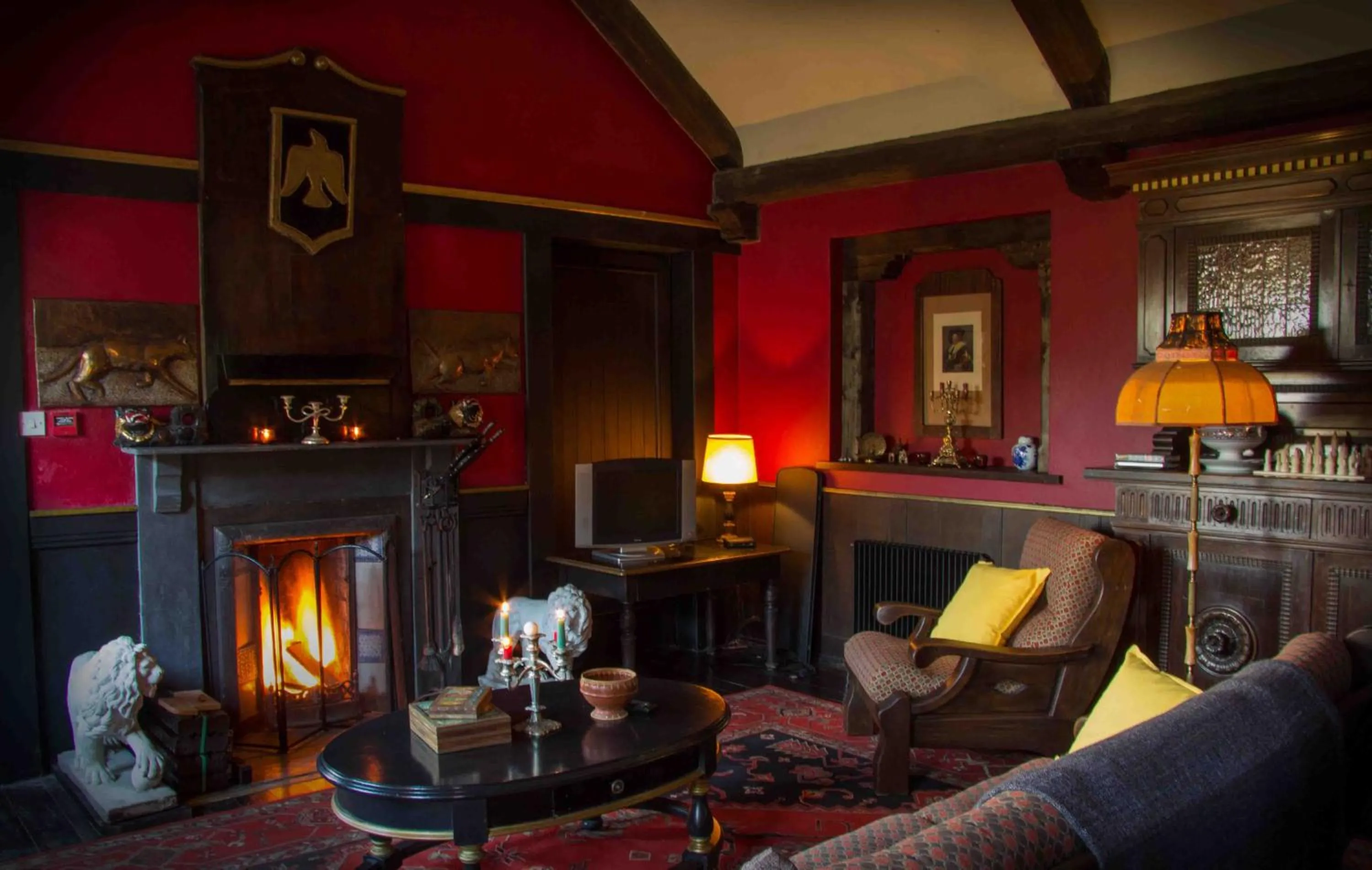 Communal lounge/ TV room in The Waters Country House