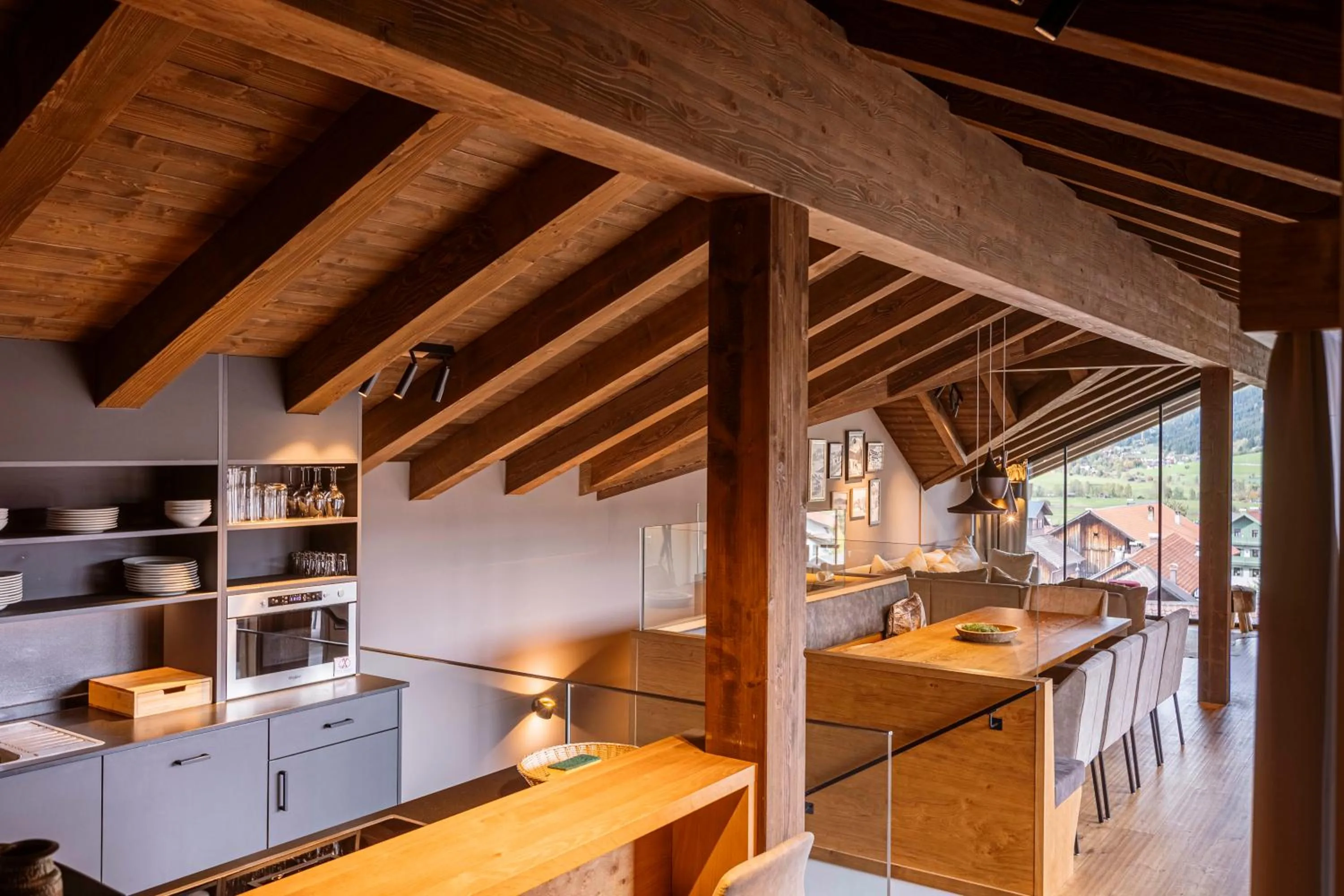 Living room in Bergresort Zugspitze Ehrwald by ALPS RESORTS