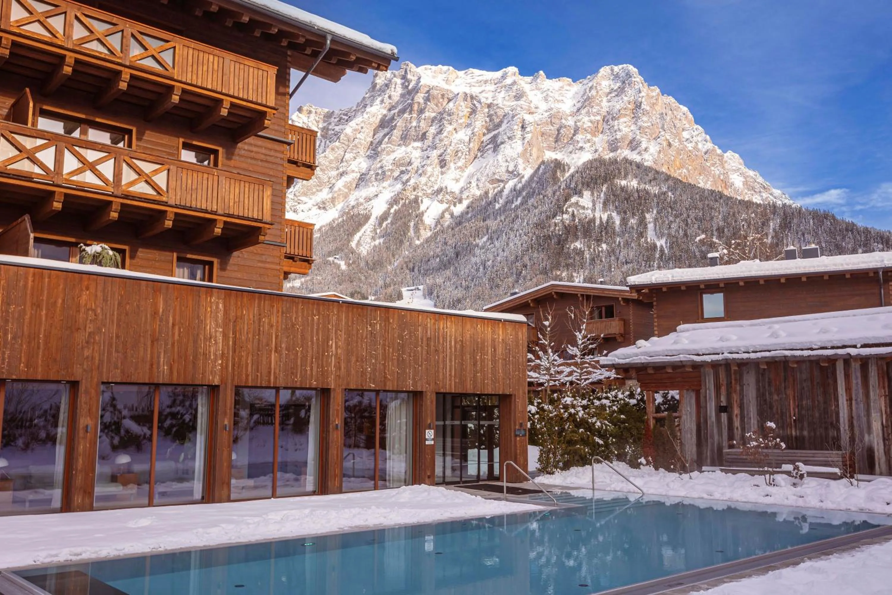 Property building in Bergresort Zugspitze Ehrwald by ALPS RESORTS