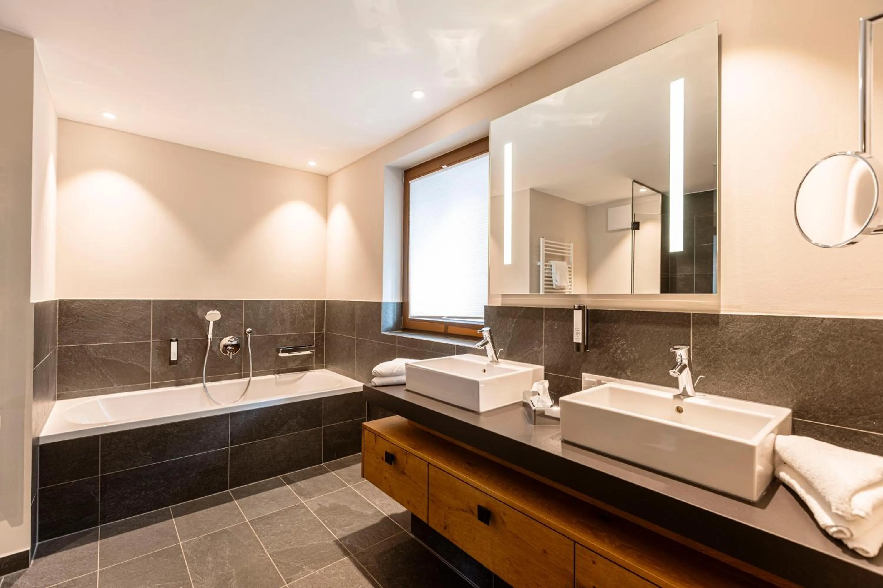 Bathroom in Bergresort Zugspitze Ehrwald by ALPS RESORTS