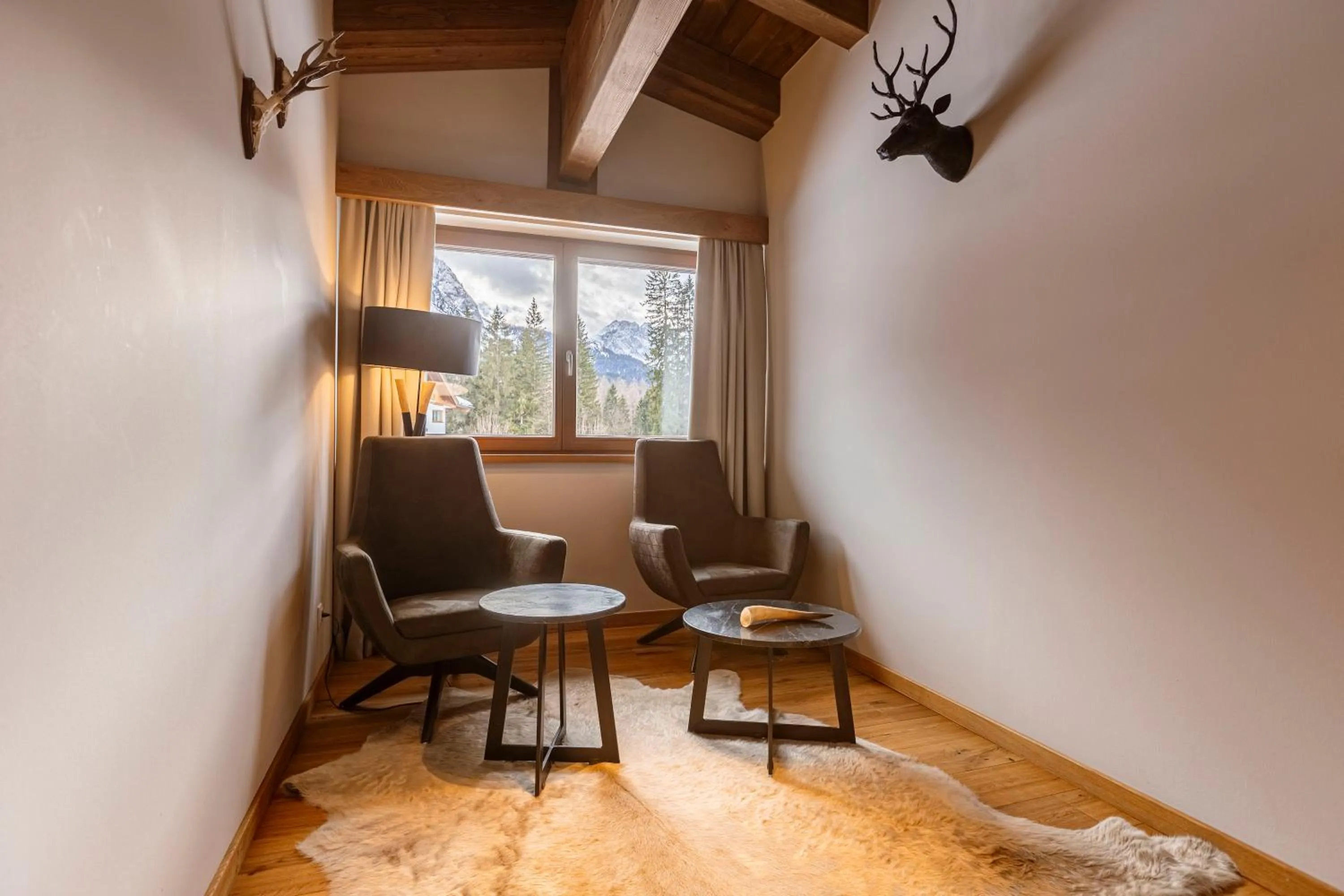 Seating area in Bergresort Zugspitze Ehrwald by ALPS RESORTS
