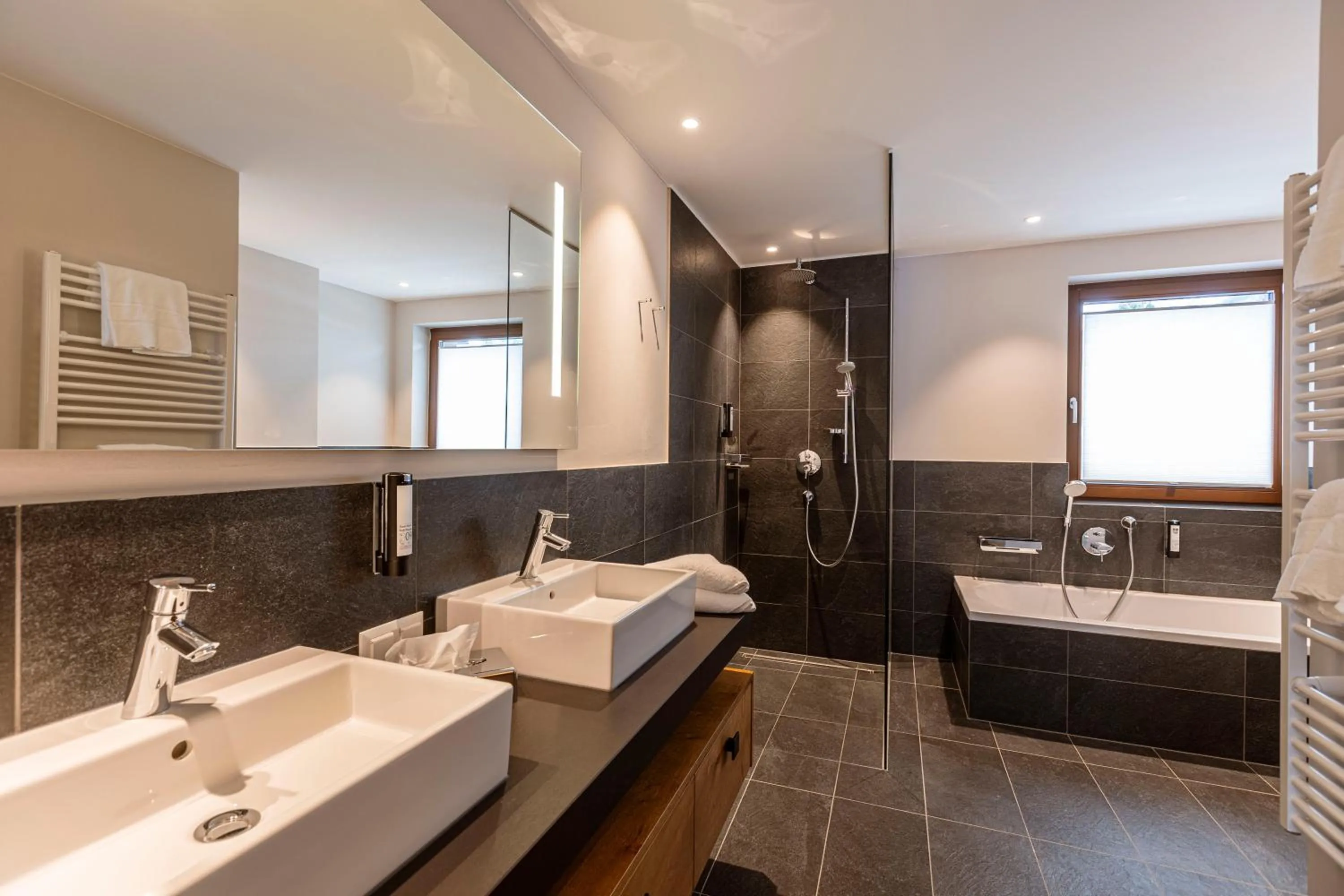 Bathroom in Bergresort Zugspitze Ehrwald by ALPS RESORTS