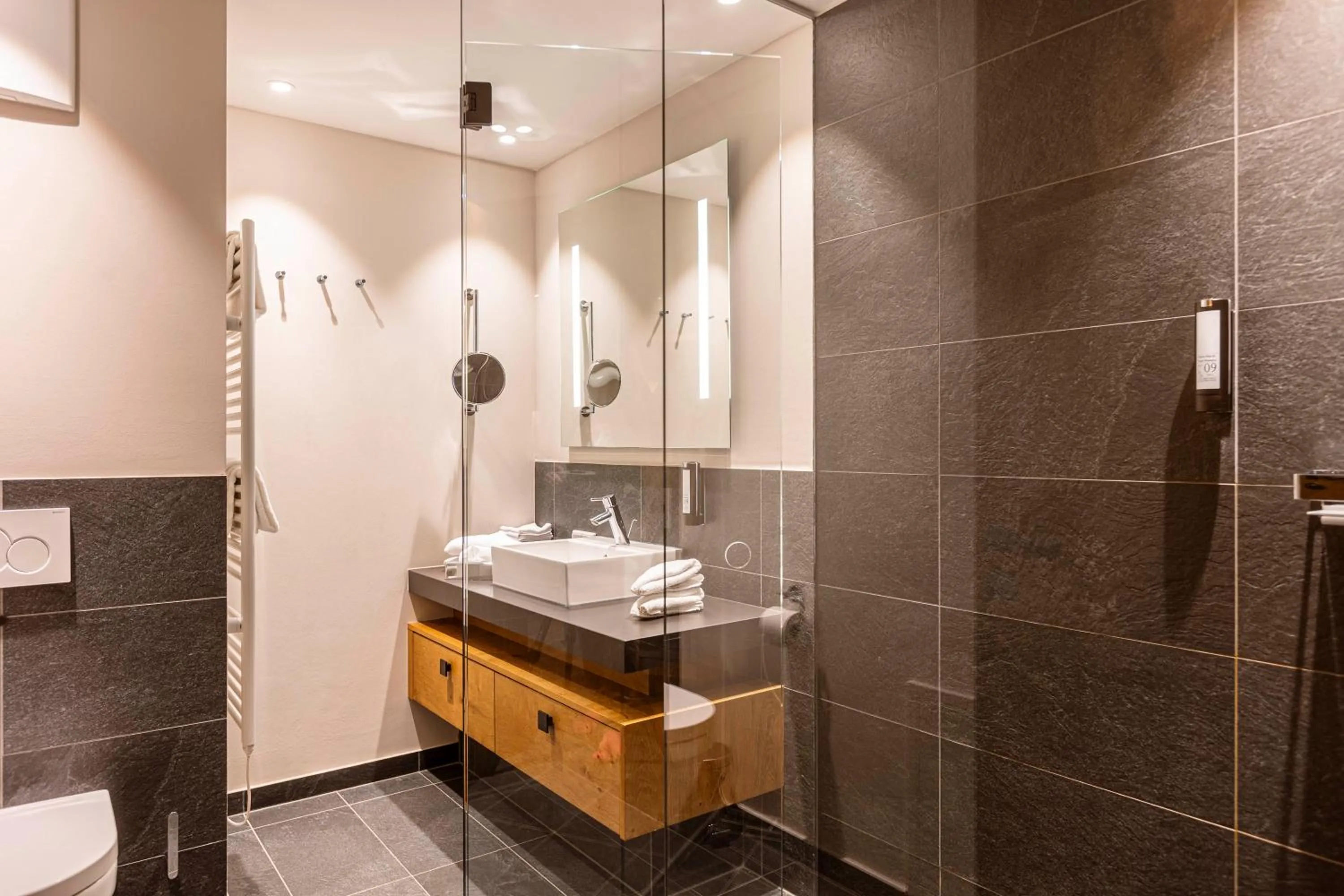 Bathroom in Bergresort Zugspitze Ehrwald by ALPS RESORTS