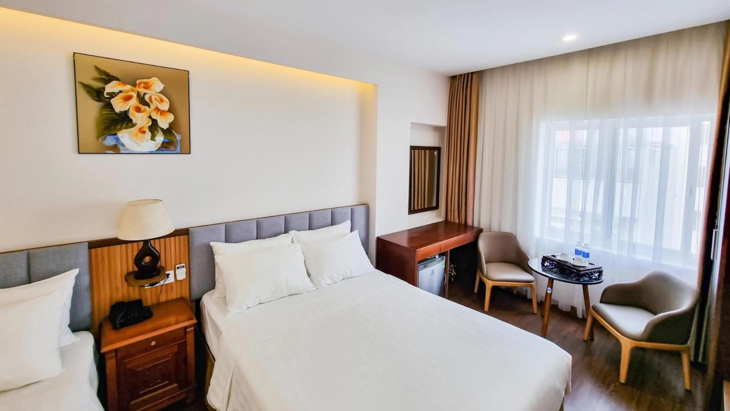 Bed in Xavia Hotel Quy Nhơn