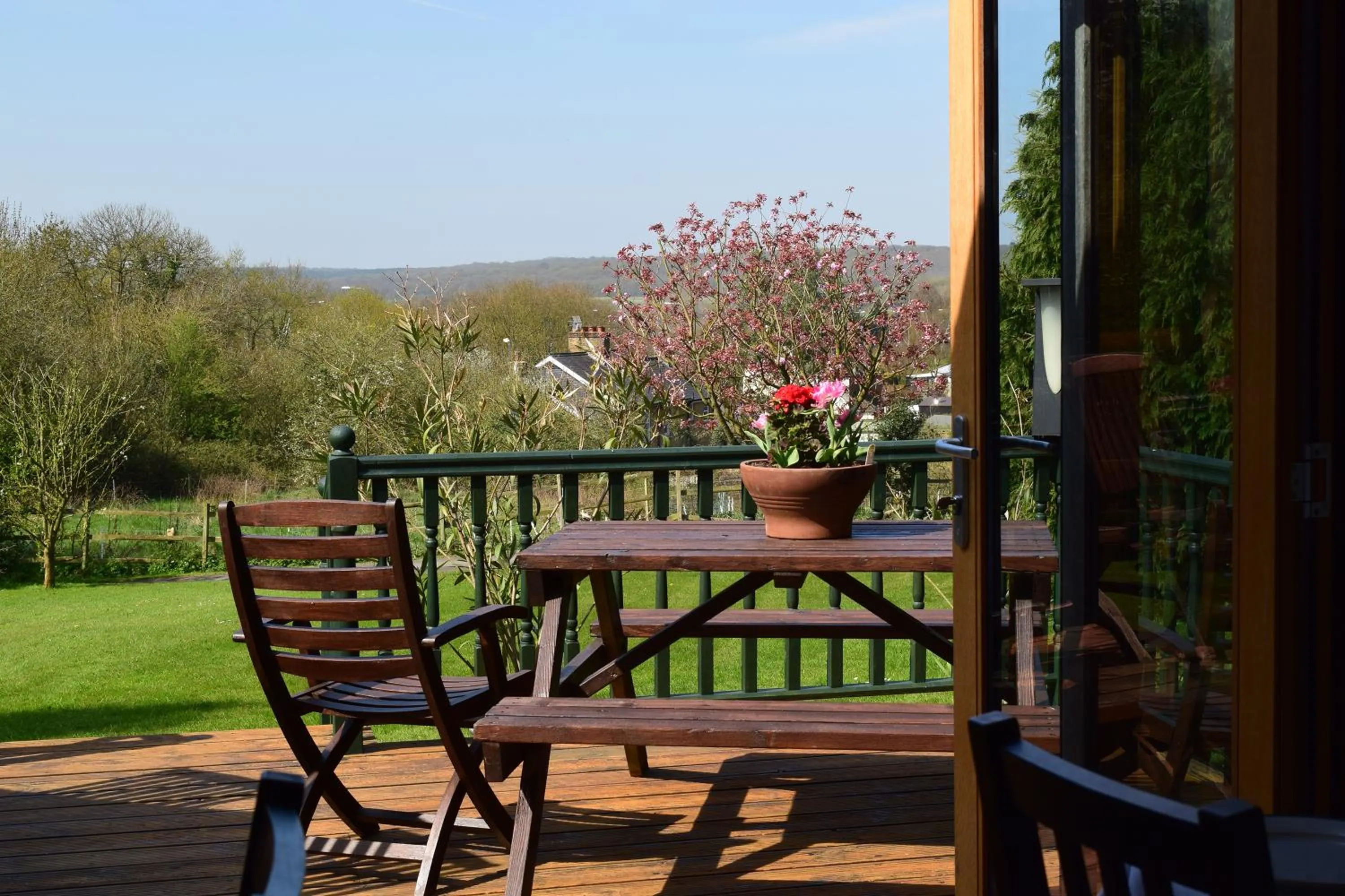 Patio in Oakside Lodge Guest House