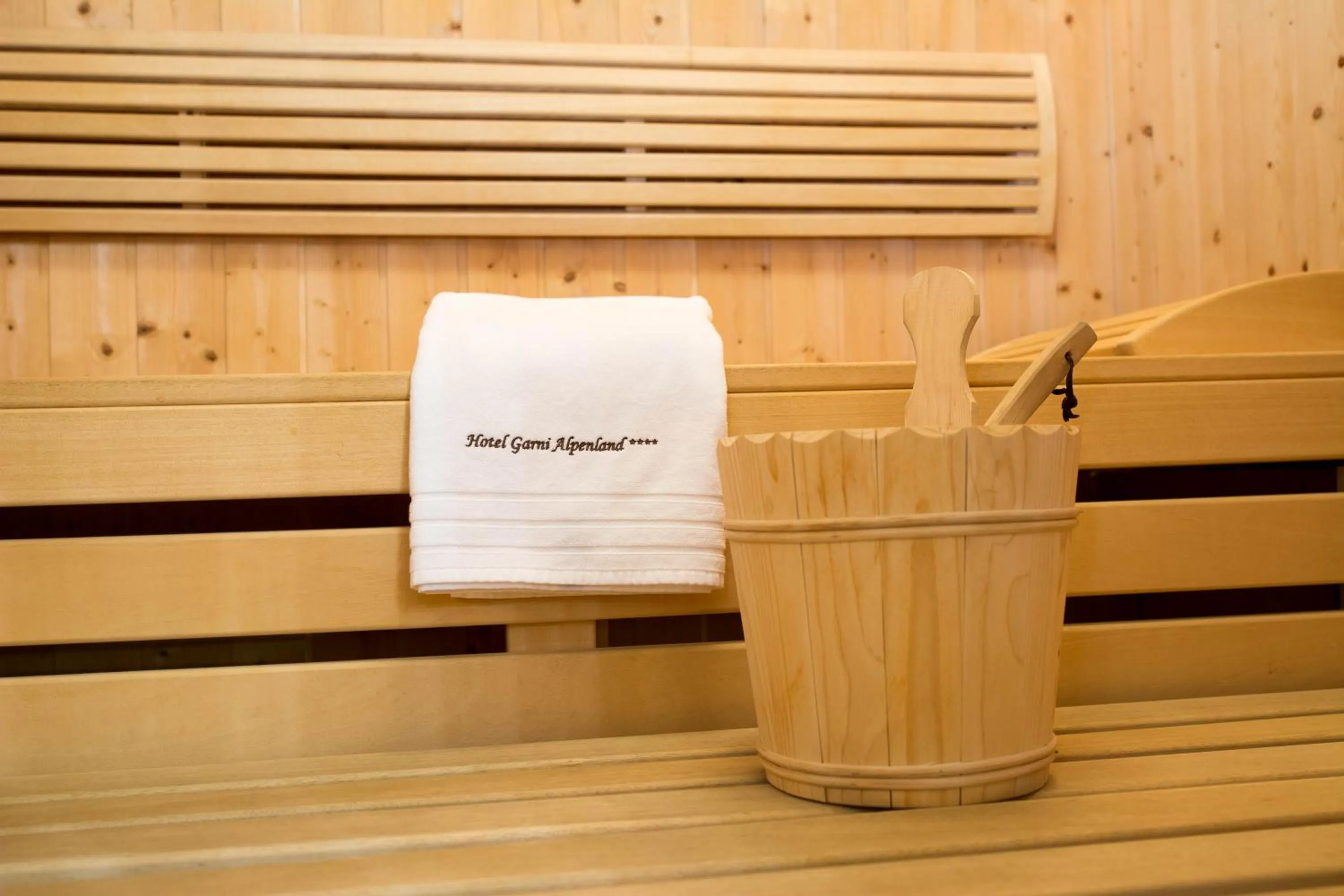 Sauna in Hotel Alpenland