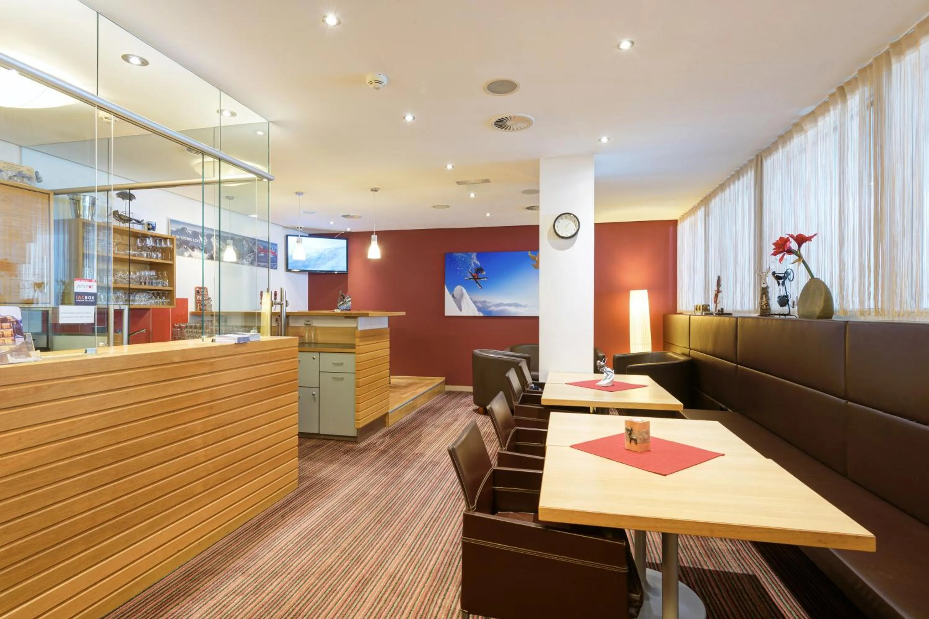 Lobby or reception in Hotel Alpenland