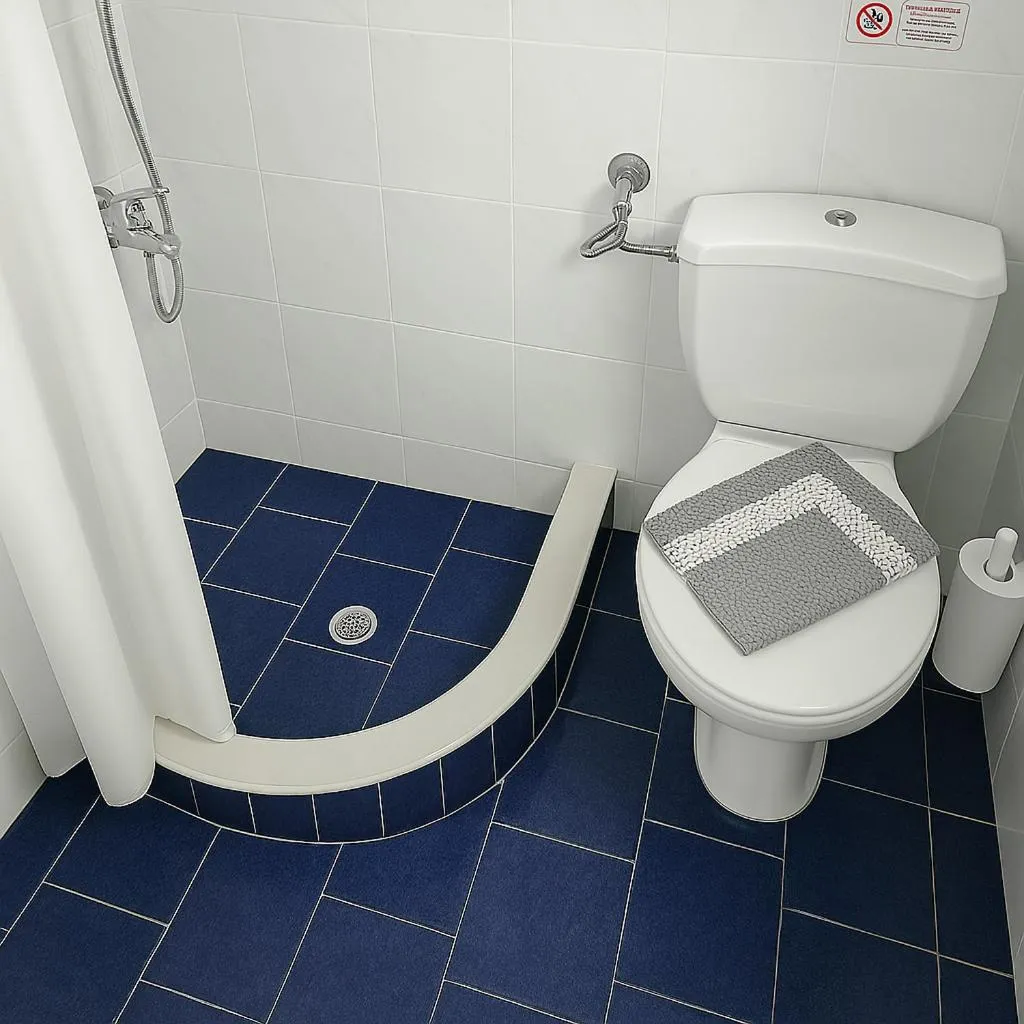 Bathroom in Meltemi Village Hotel