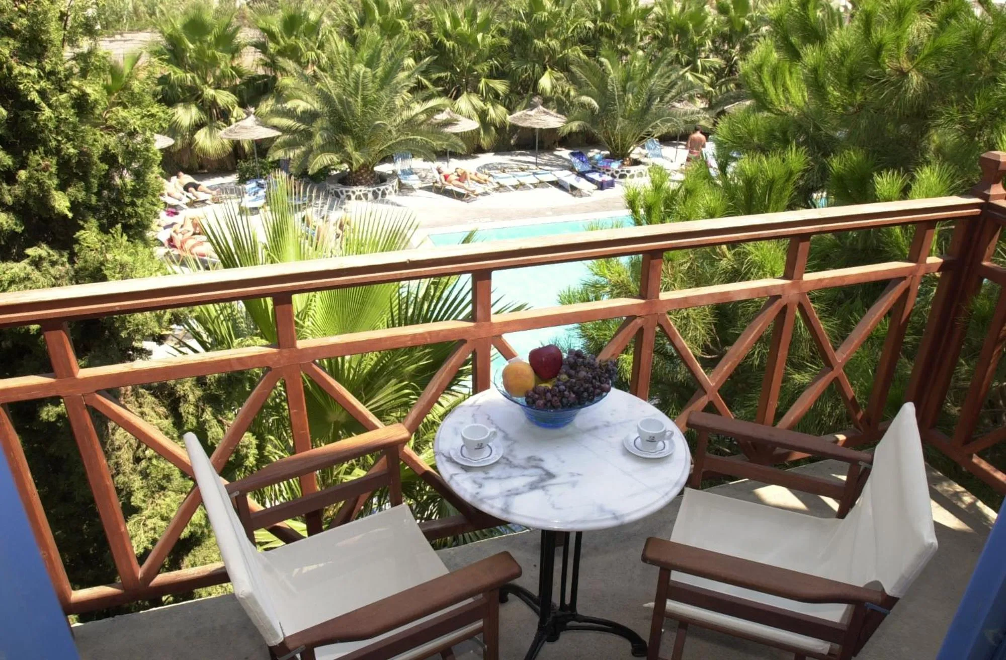 Balcony/Terrace in Meltemi Village Hotel