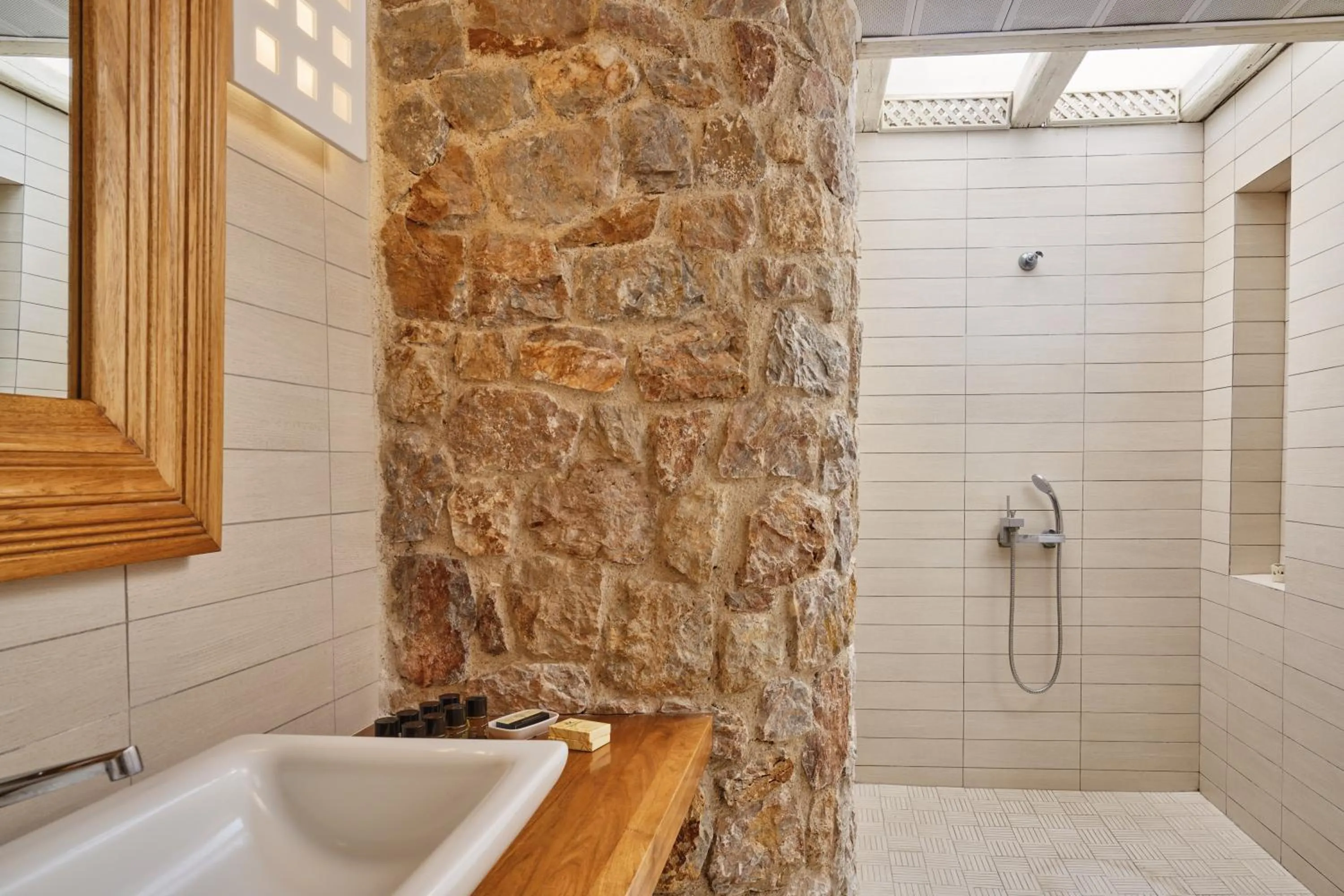 Bathroom in Meltemi Village Hotel