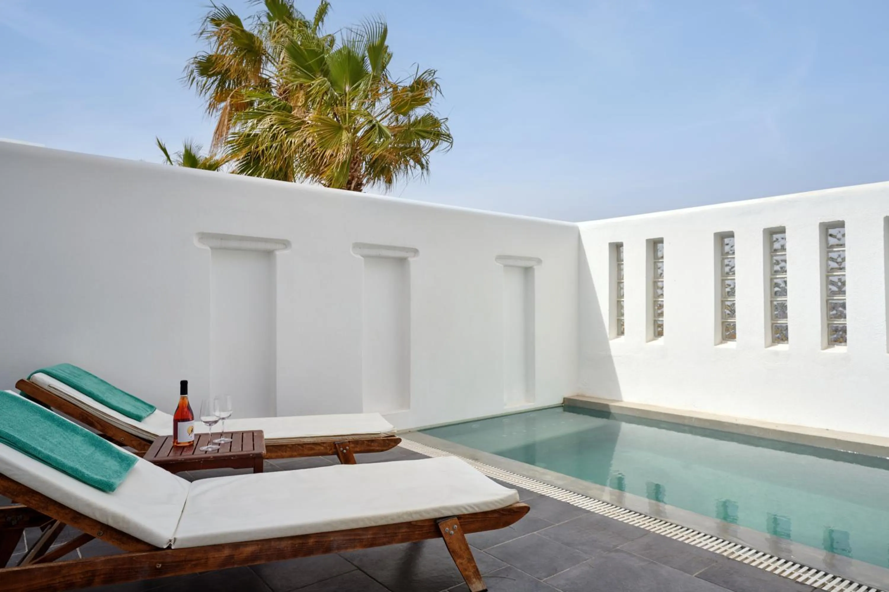 Swimming pool in Meltemi Village Hotel