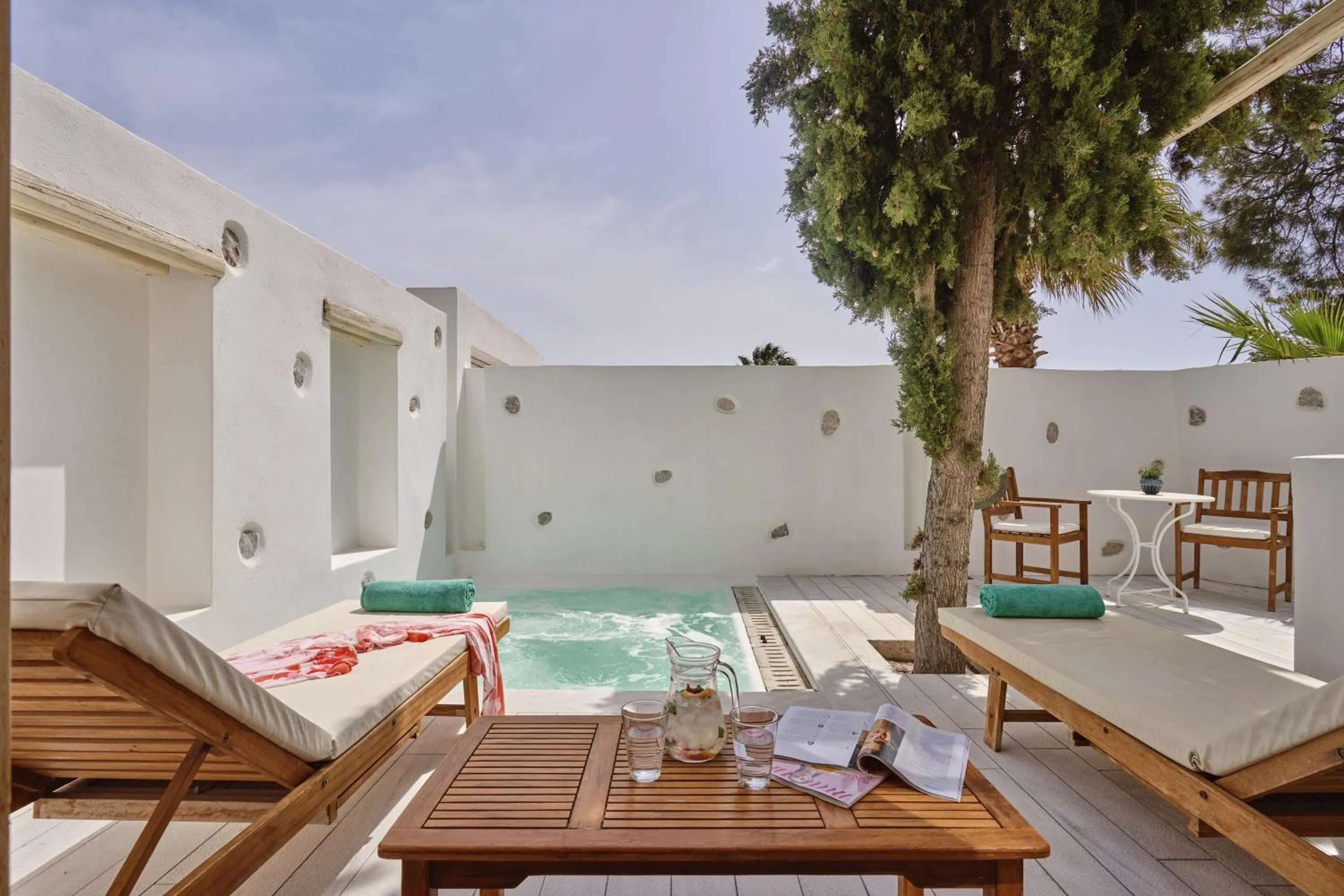 Balcony/Terrace in Meltemi Village Hotel