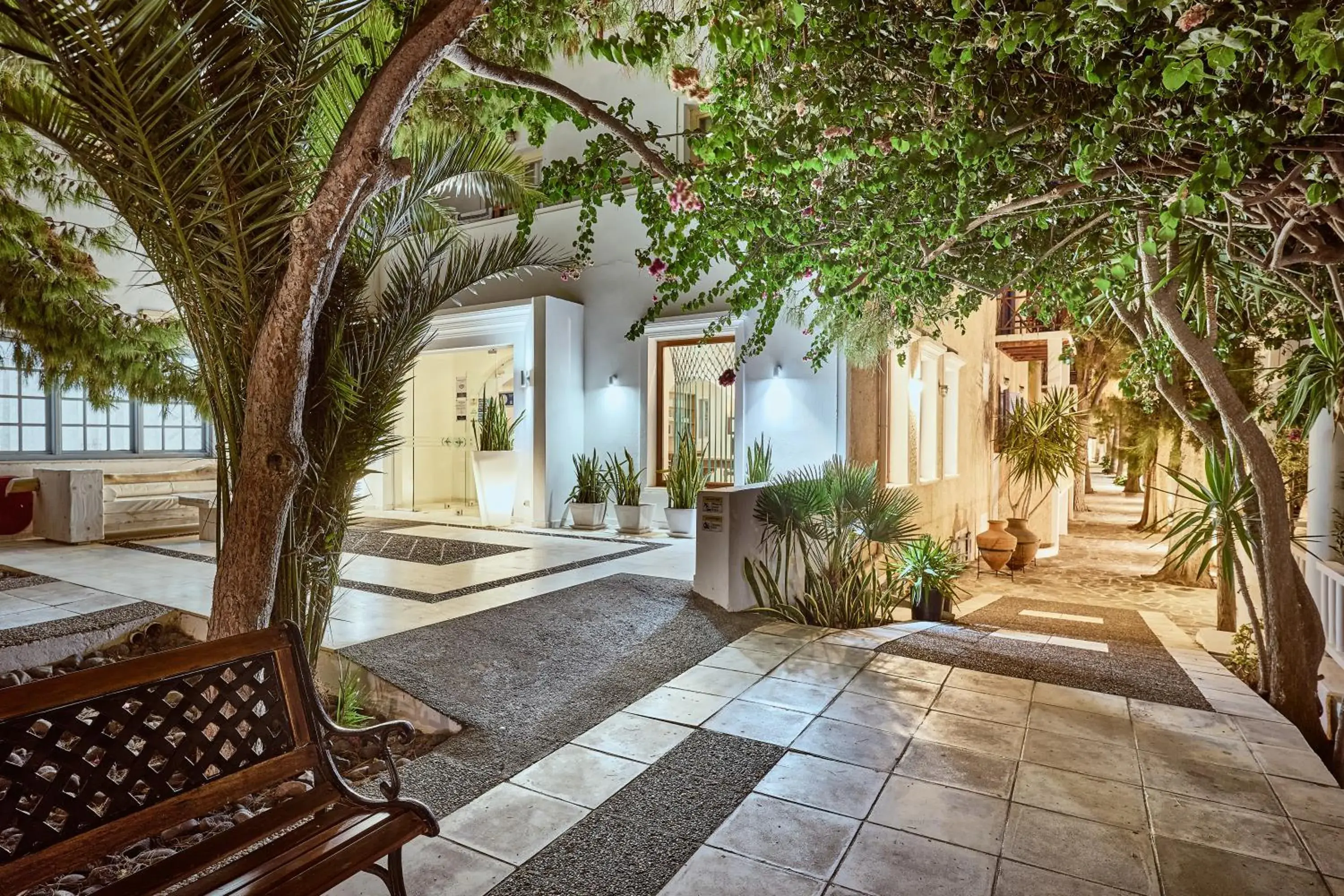 Facade/entrance in Meltemi Village Hotel Facade/entrance in Meltemi Village Hotel