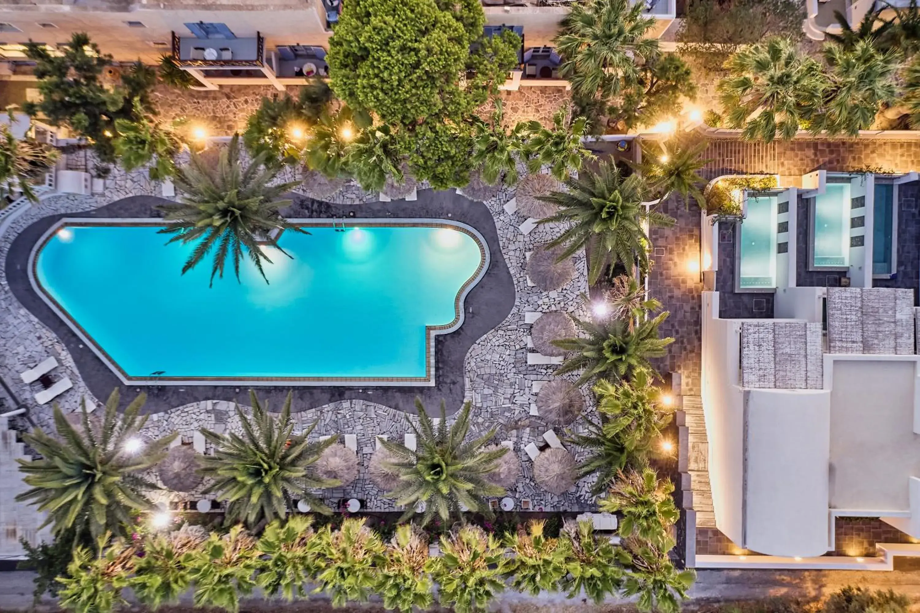 Bird's eye view in Meltemi Village Hotel Bird's eye view in Meltemi Village Hotel