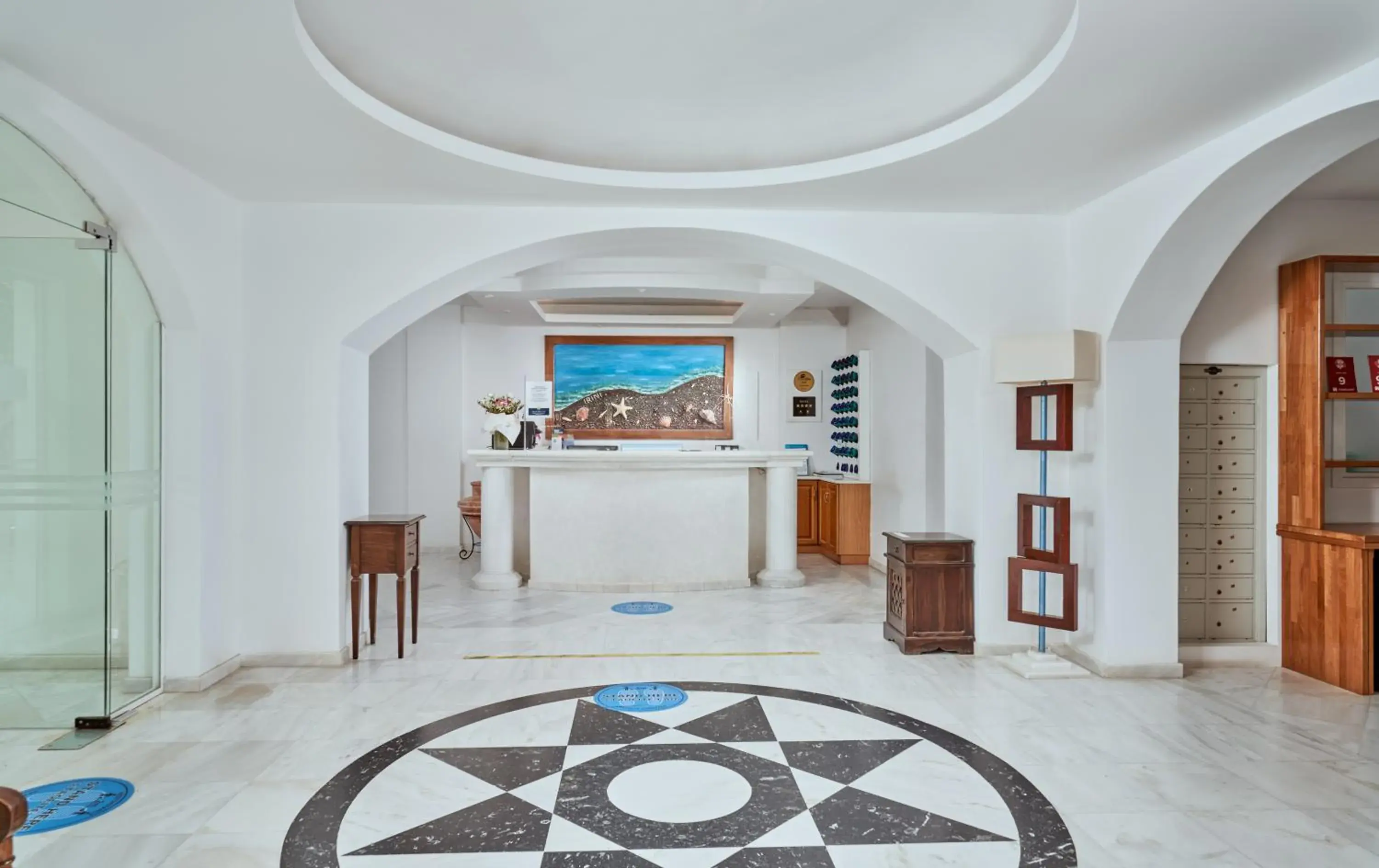 Lobby or reception in Meltemi Village Hotel Lobby or reception in Meltemi Village Hotel