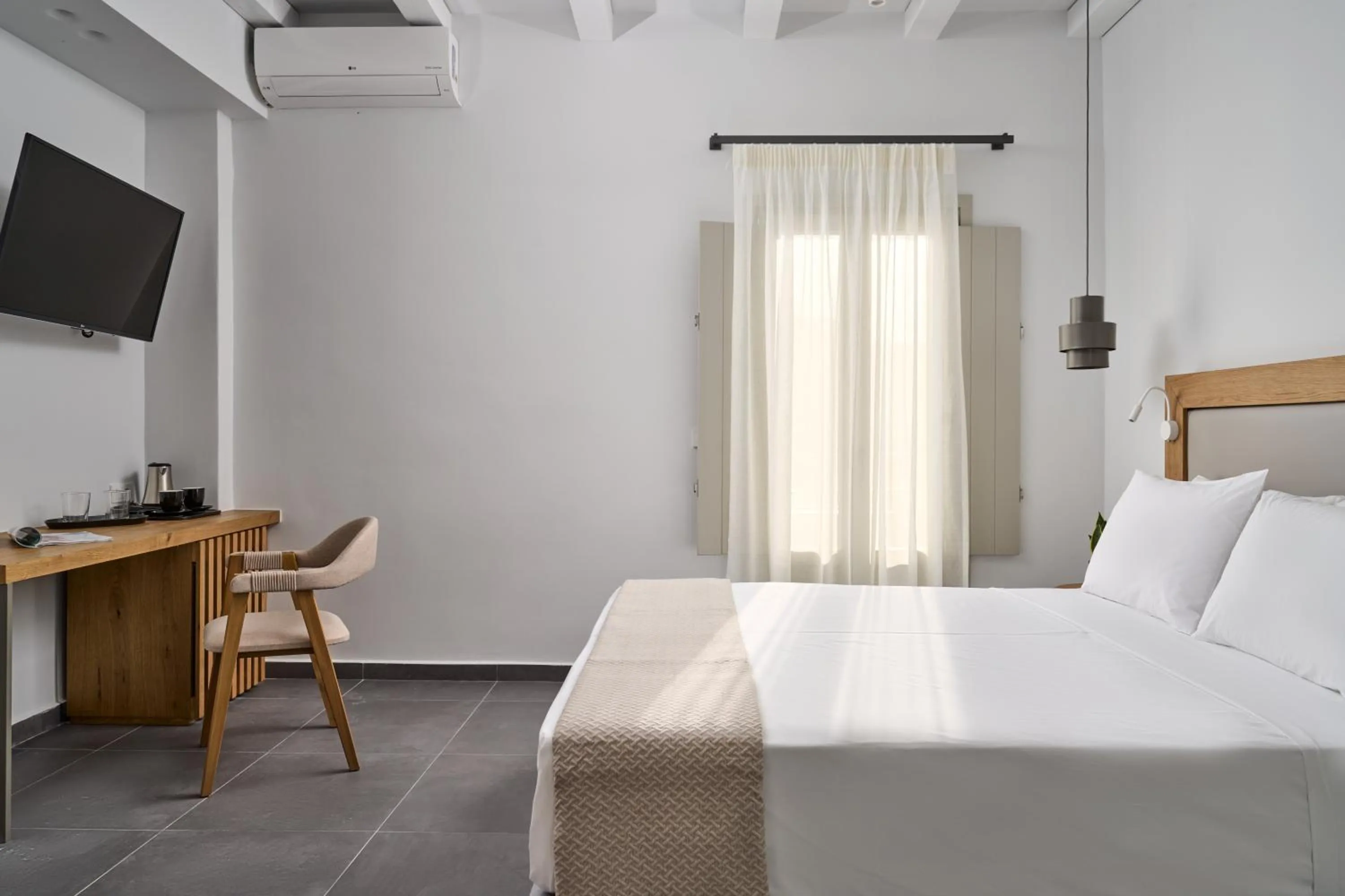 Bedroom, Bed in Meltemi Village Hotel