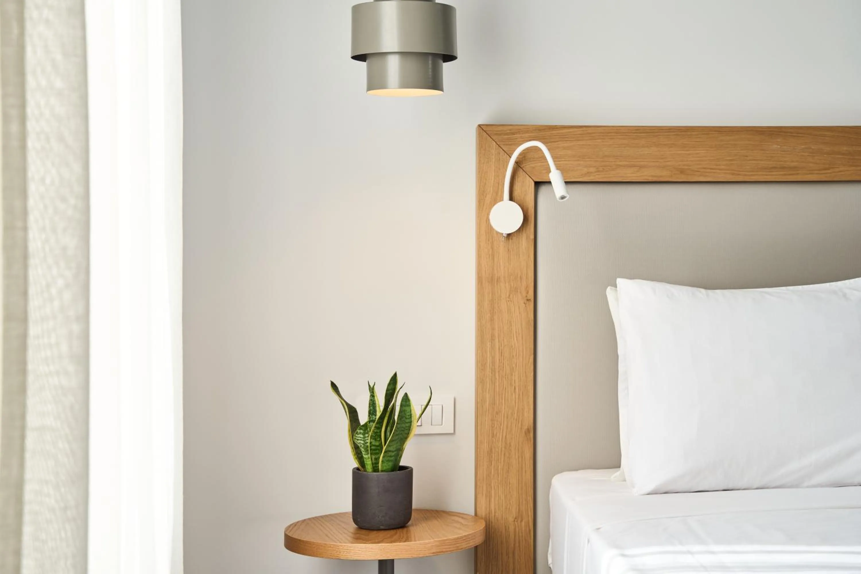 Bed in Meltemi Village Hotel